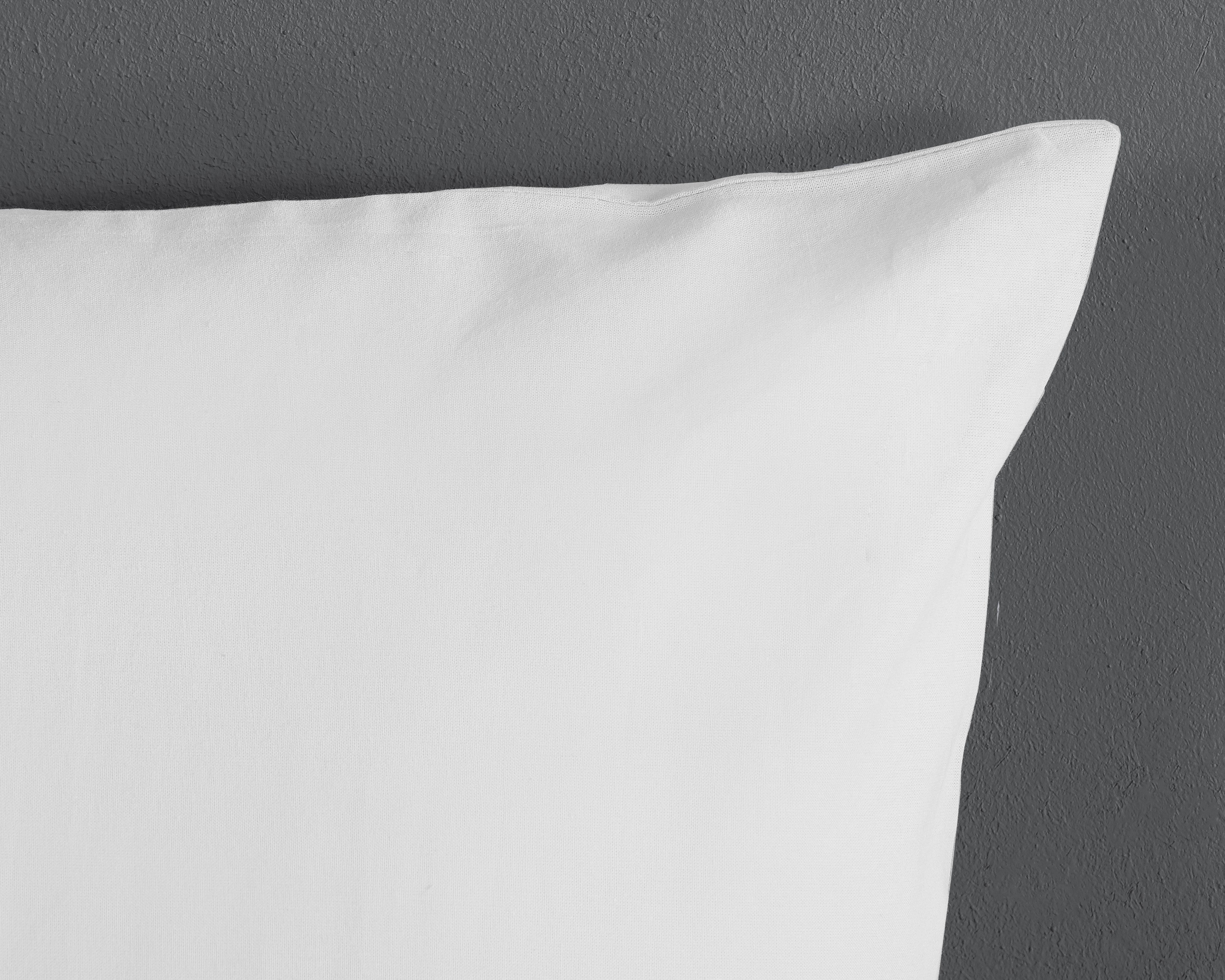 Good Morning Dekbedovertrek Katoen Uni - White