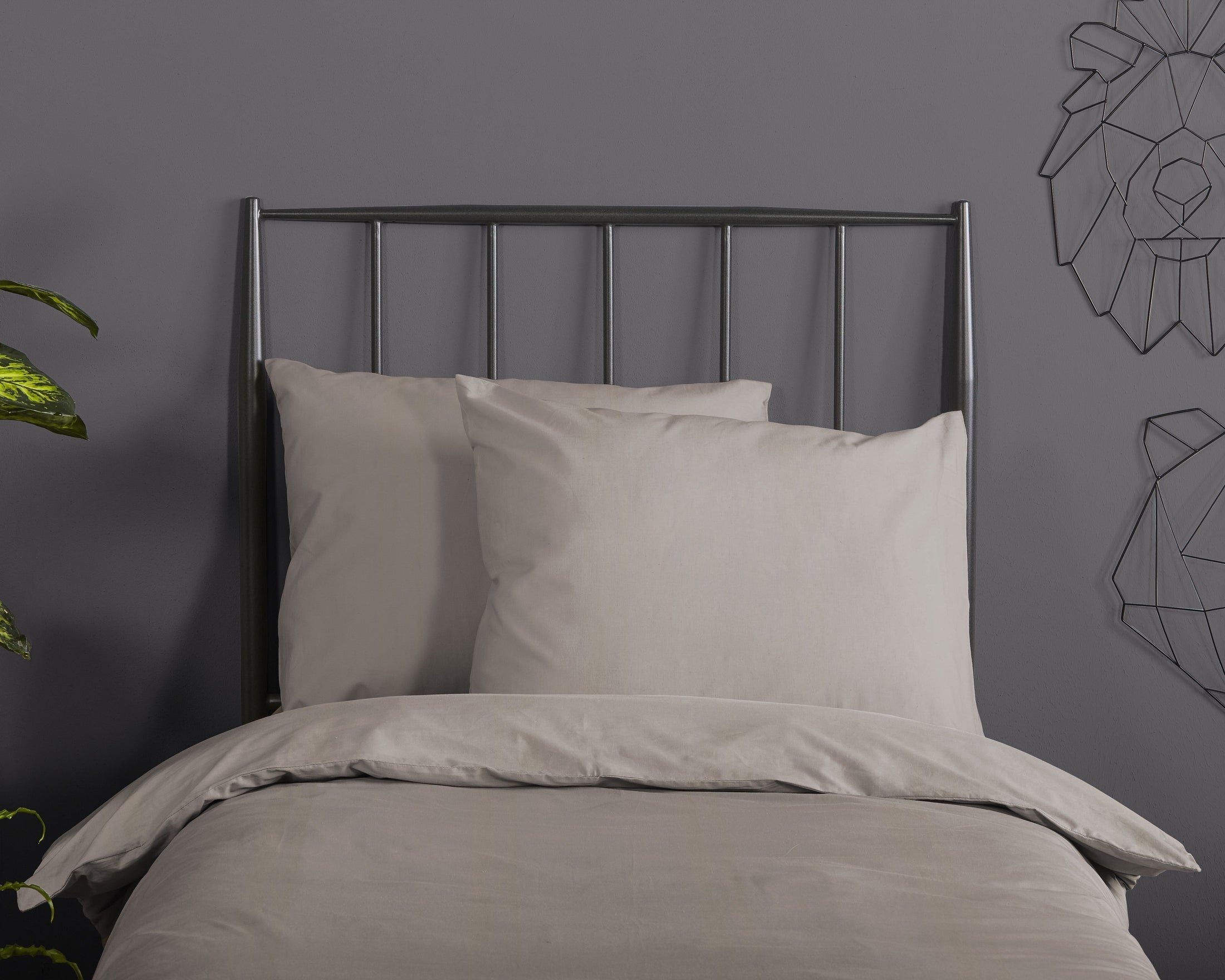 HIP Dekbedovertrek Satijn Uni - Ecru