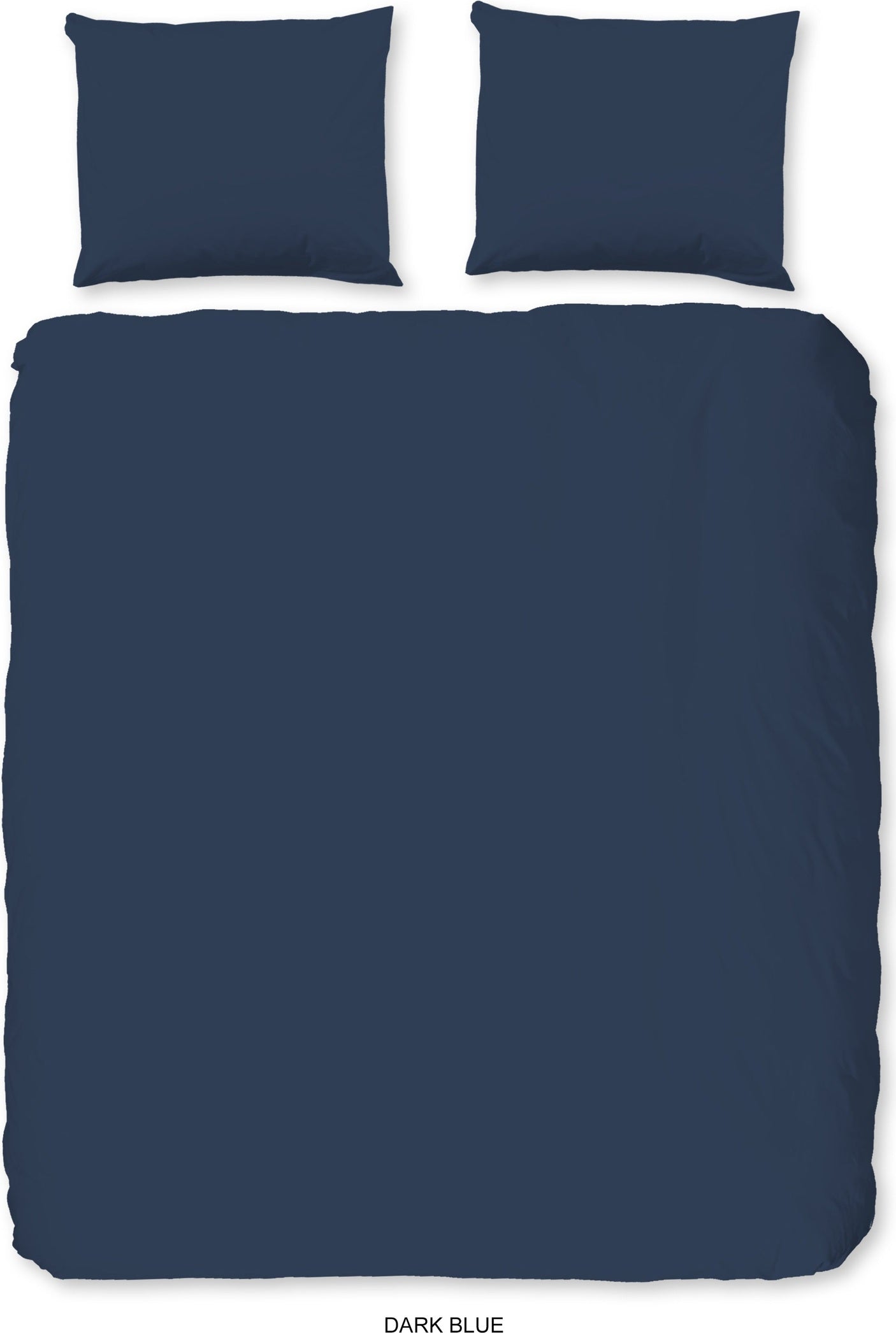 HIP Dekbedovertrek Satijn Uni - Dark Blue