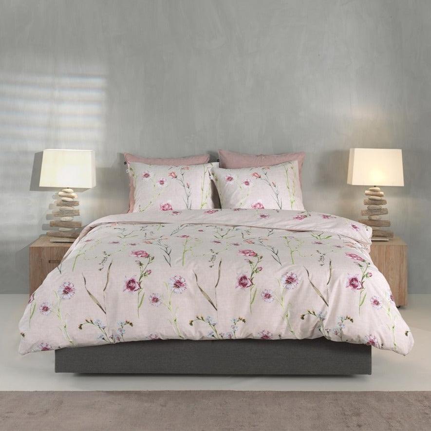 Zo Home Dekbedovertrek Gerbera Katoen - Bedtextielonline.be