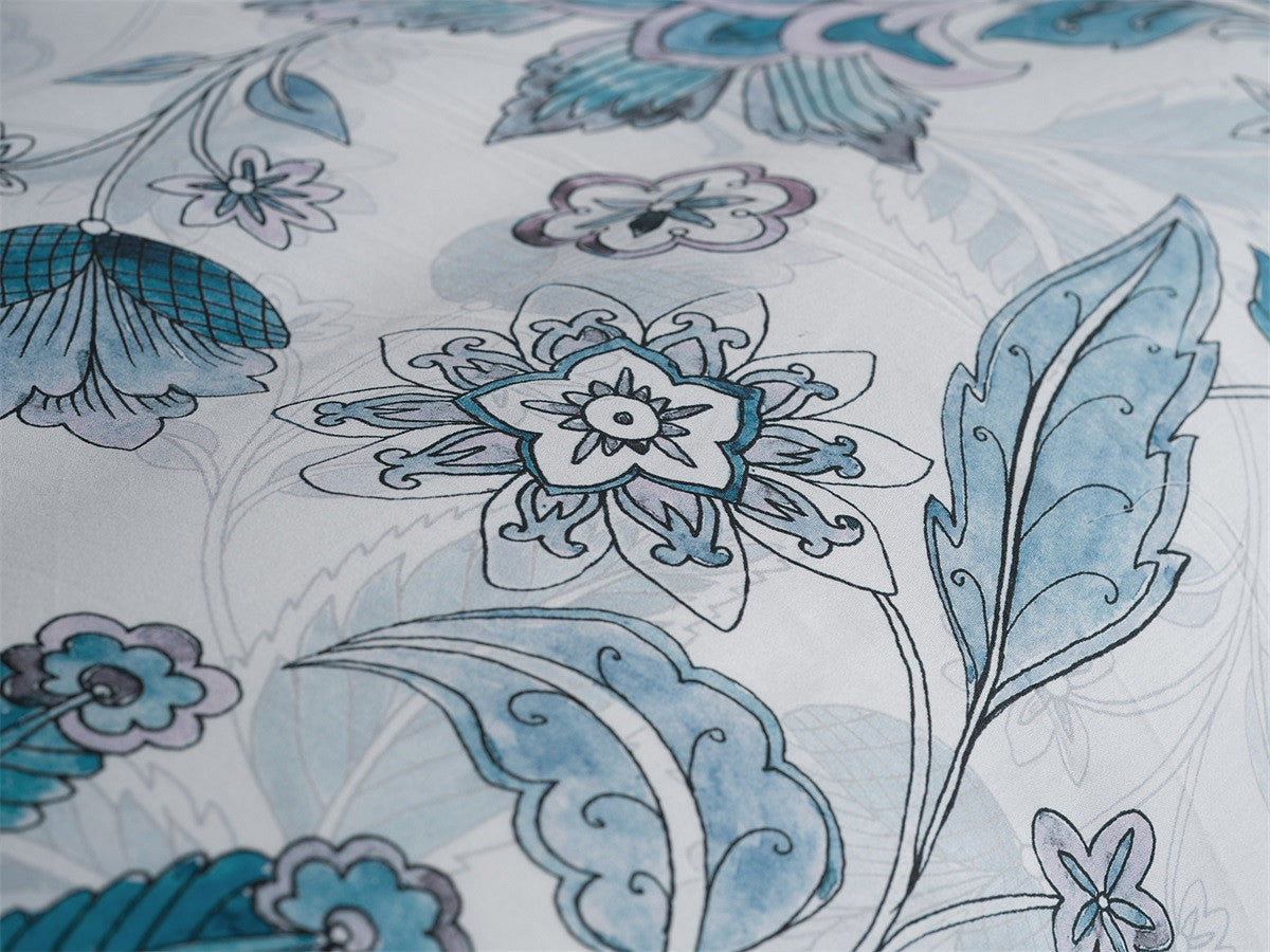Heckettlane Bettbezug Satin Asia Weiß