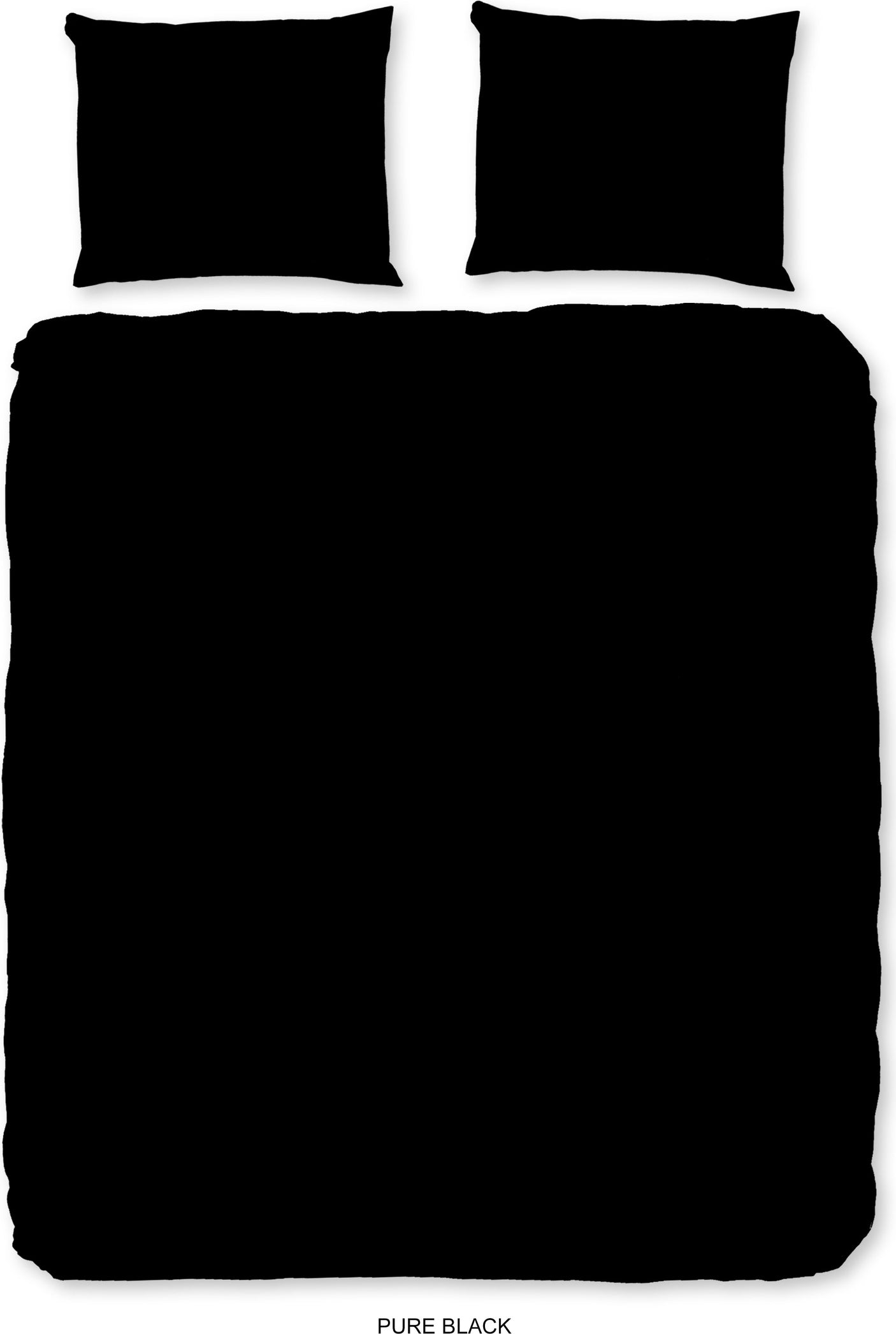 Pure Dekbedovertrek Microfiber Uni - Black
