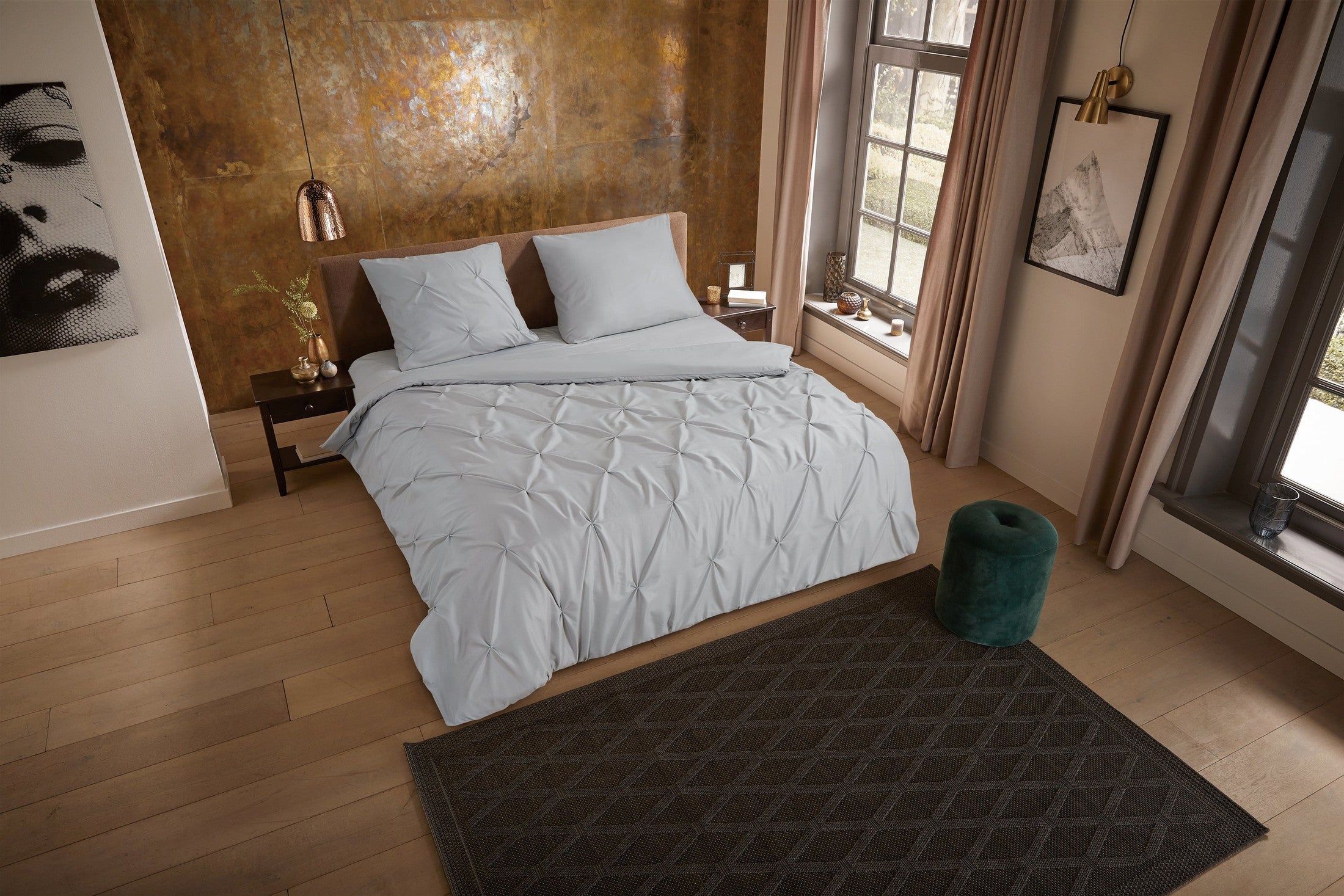 Pure Dekbedovertrek Microfiber Elegance - Silver