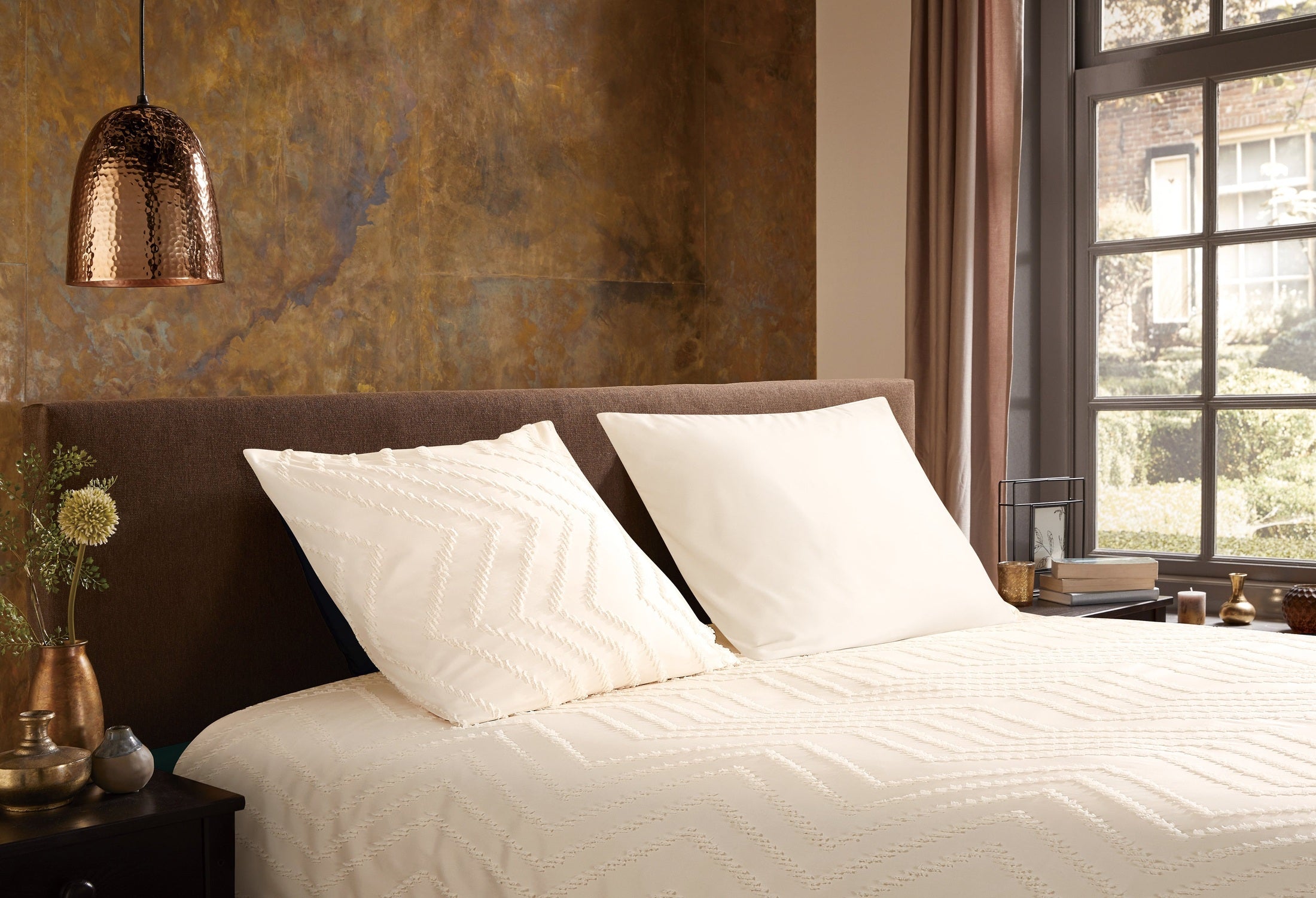 Pure Dekbedovertrek Microfiber Zigzag - Ecru