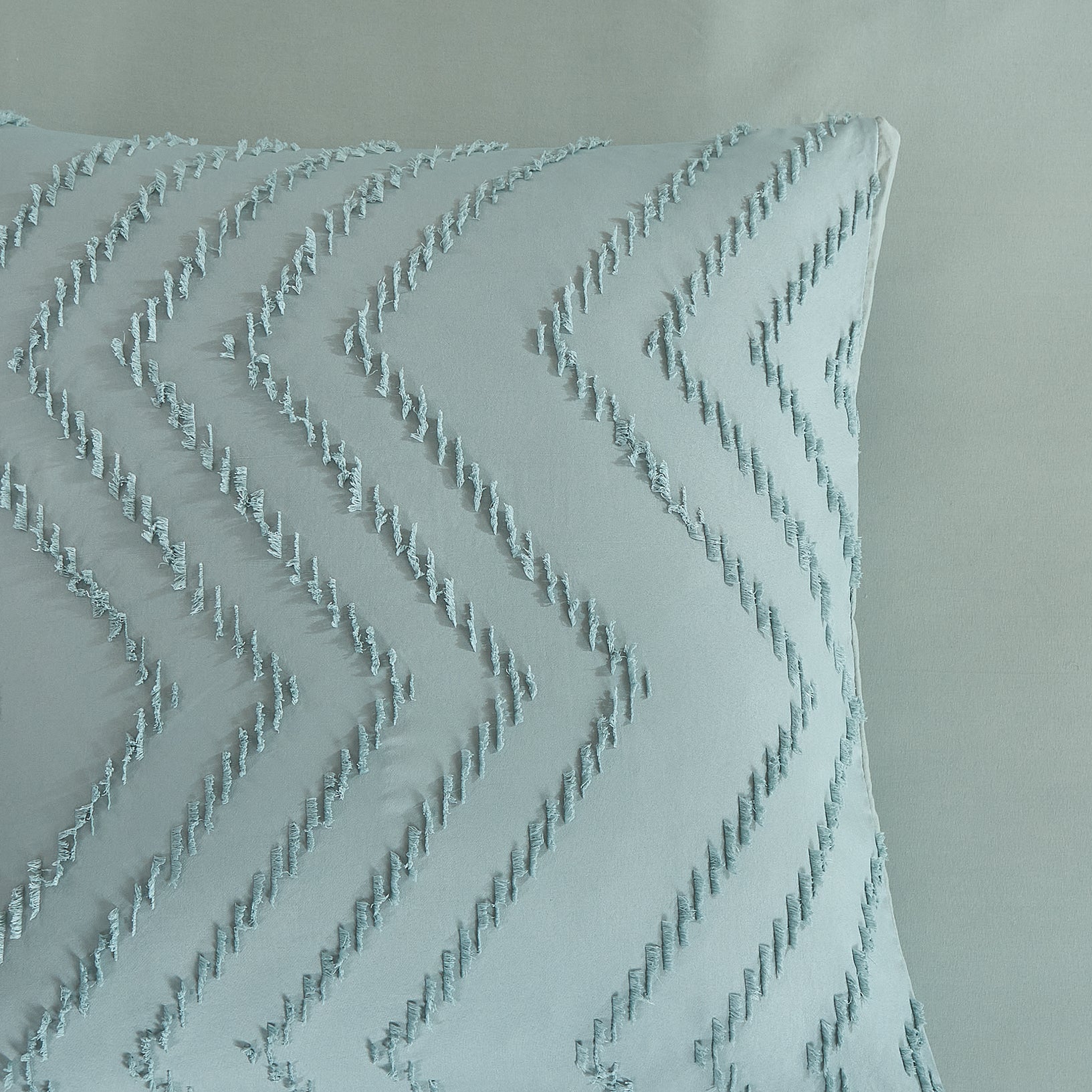 Pure Dekbedovertrek Microfiber Zigzag - Green
