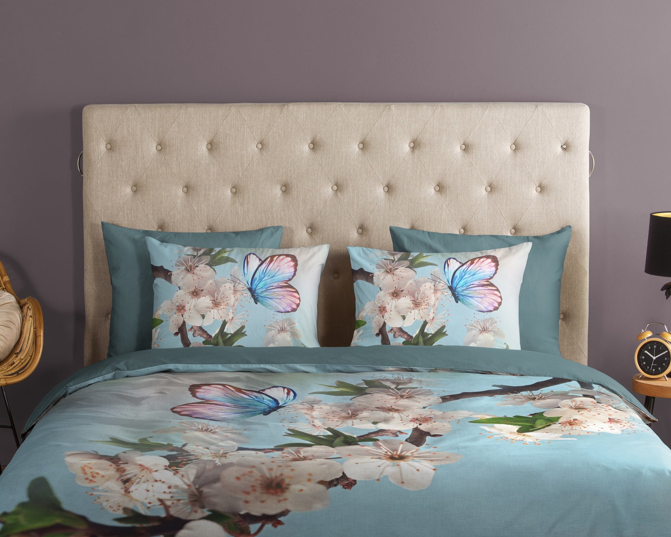 Good Morning Dekbedovertrek Katoen Mayla - Aqua