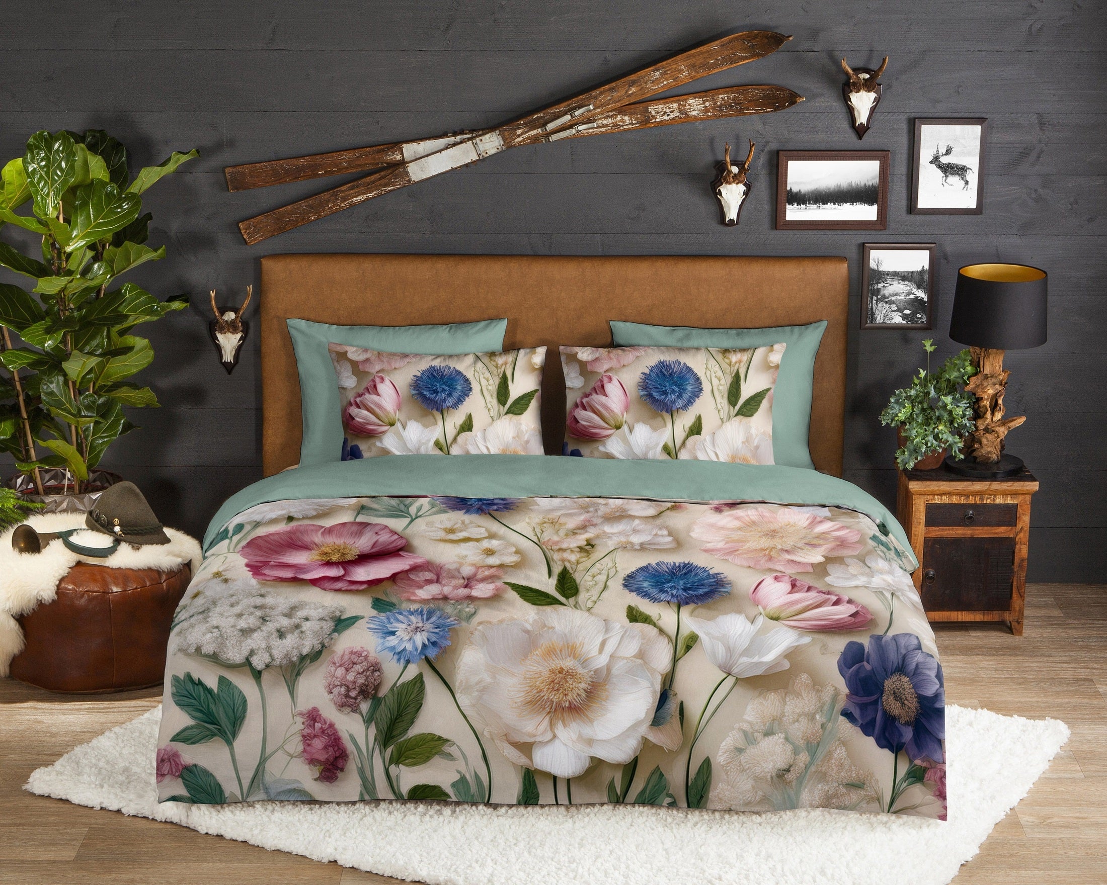 Good Morning Dekbedovertrek Flanel Zelma - Sand