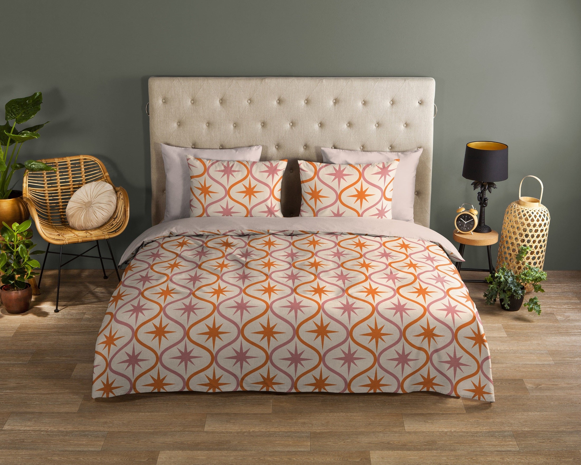 Good Morning Dekbedovertrek Katoen Eleanor - Sand