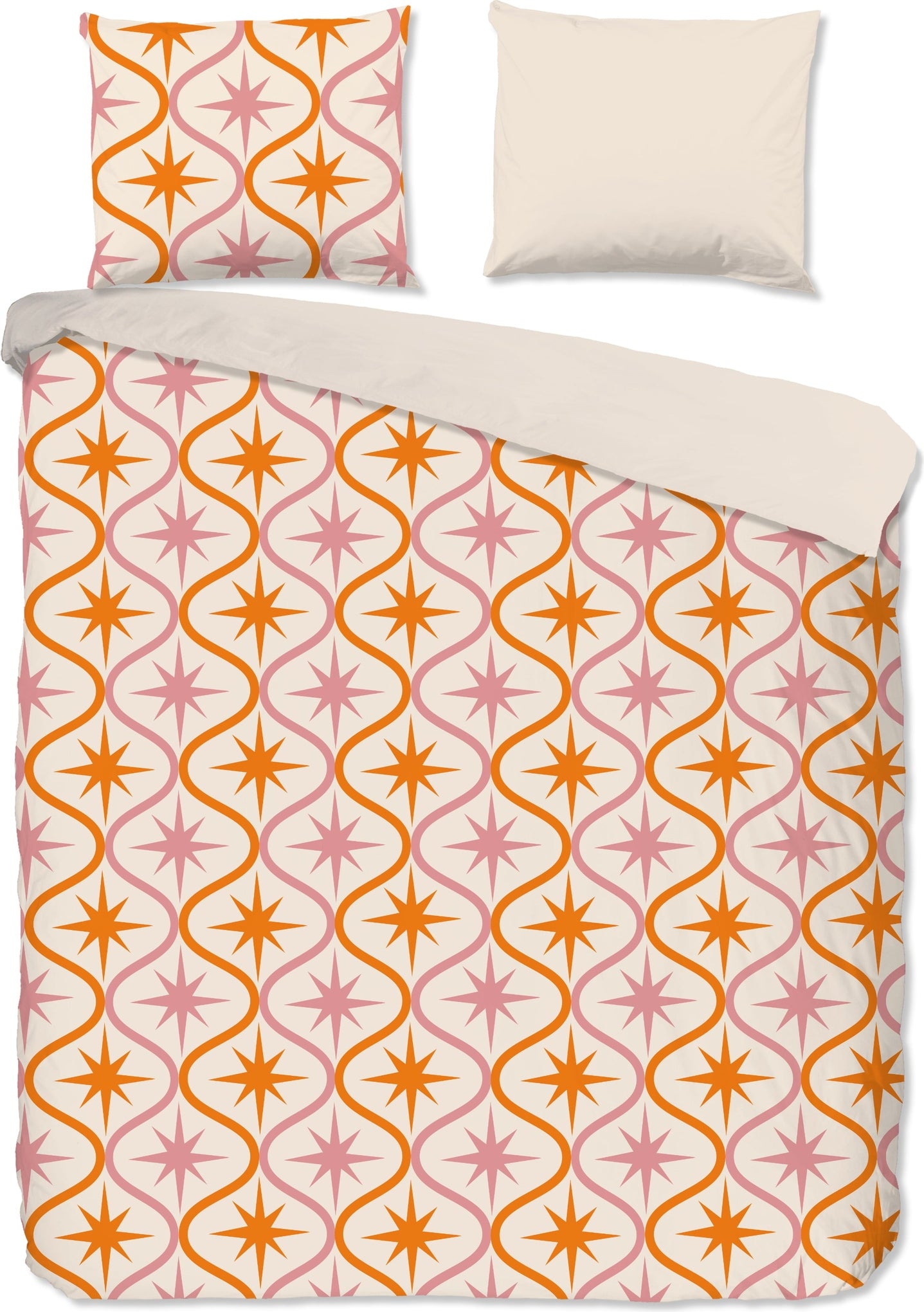 Good Morning Dekbedovertrek Katoen Eleanor - Sand