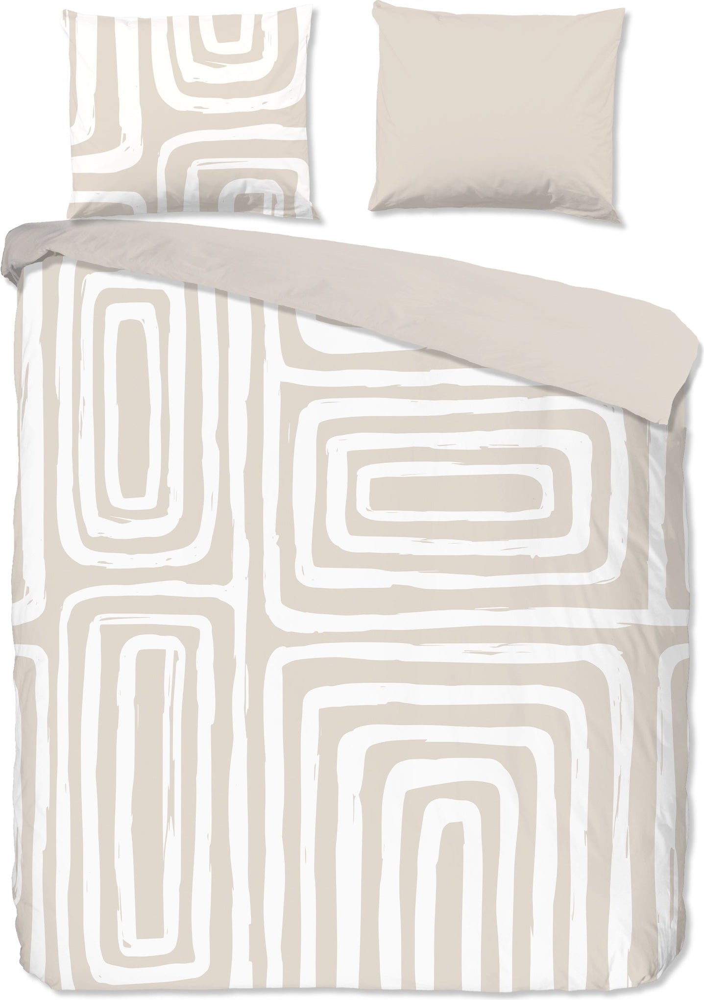 Good Morning Dekbedovertrek Katoen Madeleine - Sand