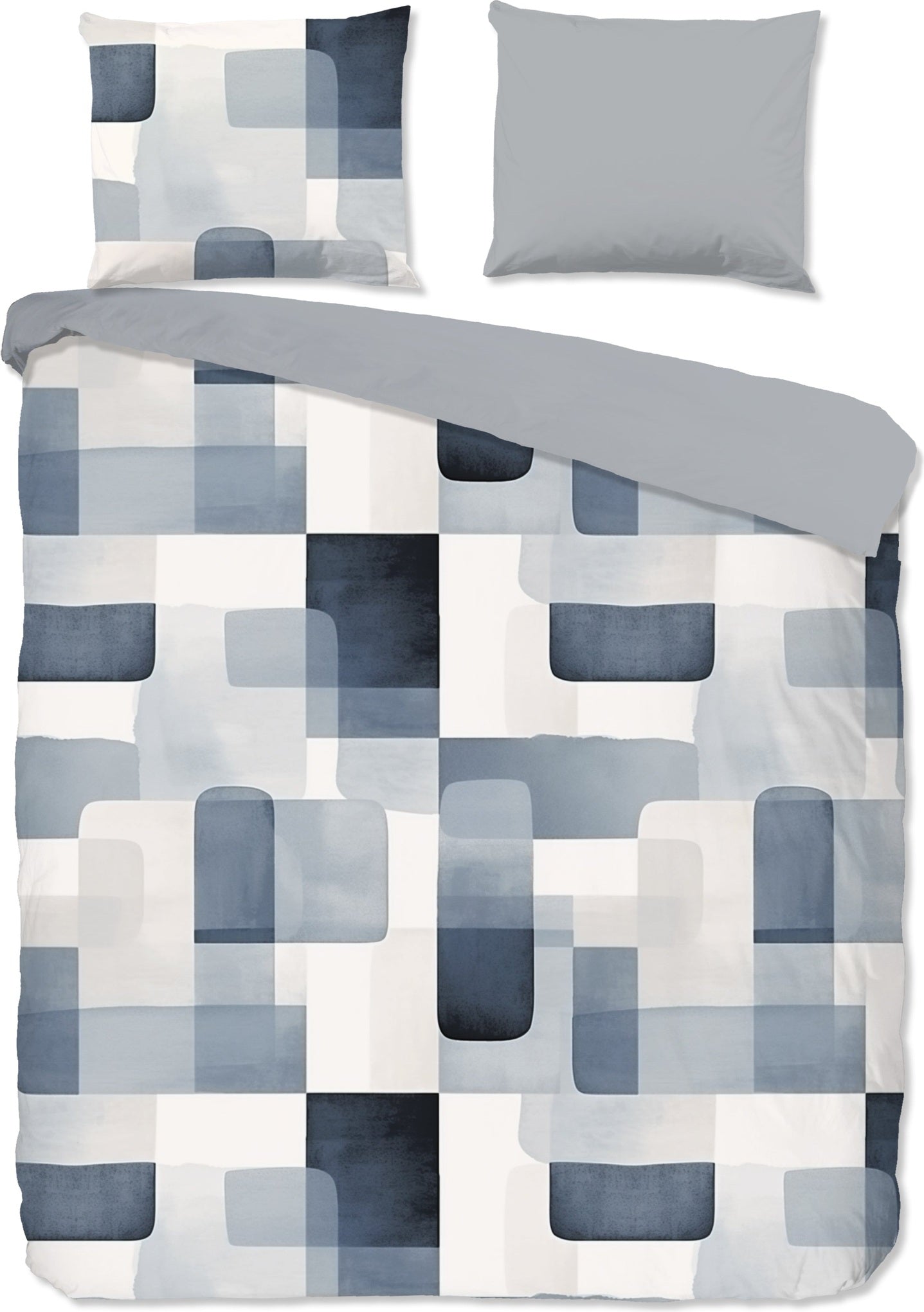 Good Morning Dekbedovertrek Katoen Aiden - Blue