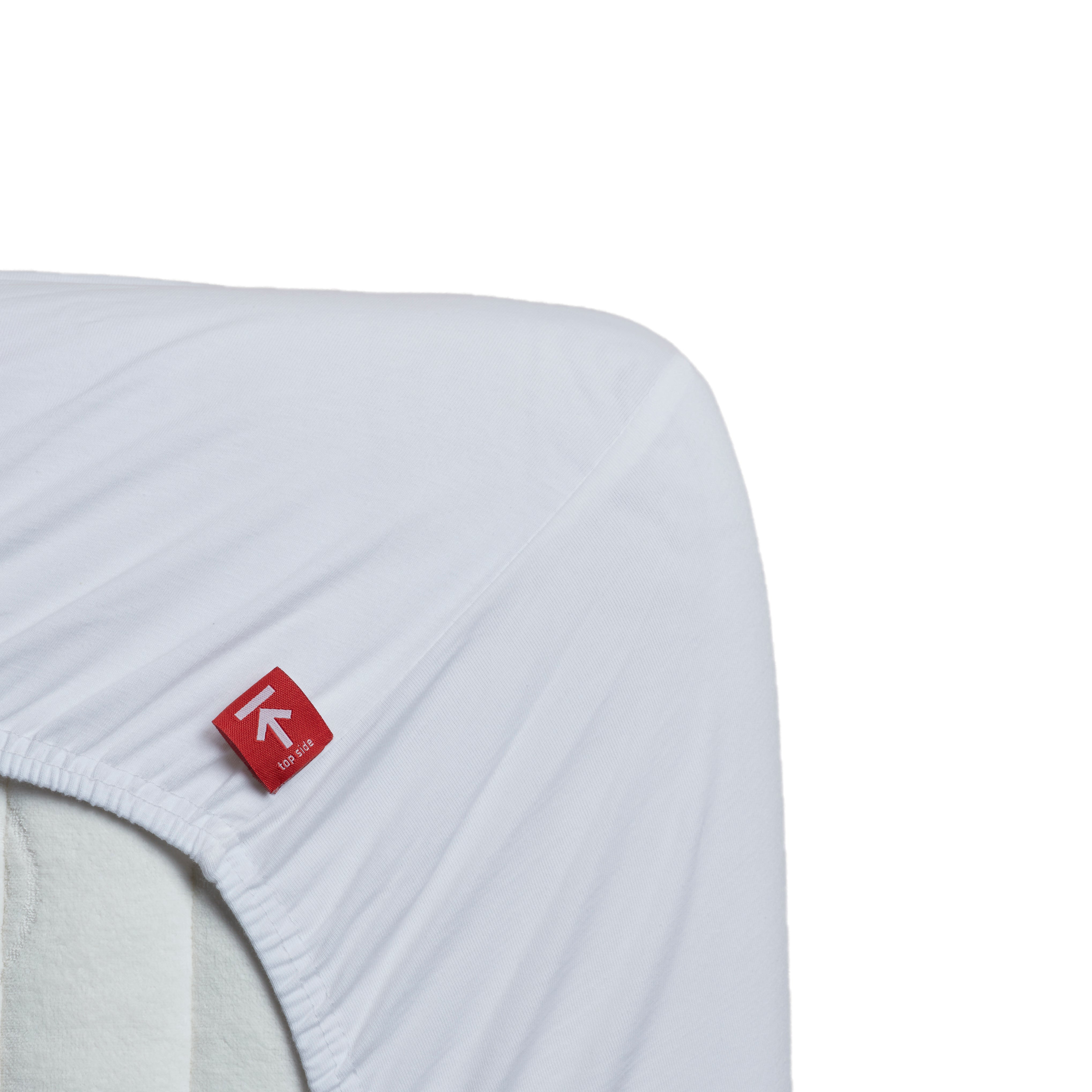 Beddinghouse split topper hoeslaken jersey Wit #maat_140 x 200/220 cm