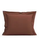Heckettlane kussensloop Elementi Marsala Brown satijn