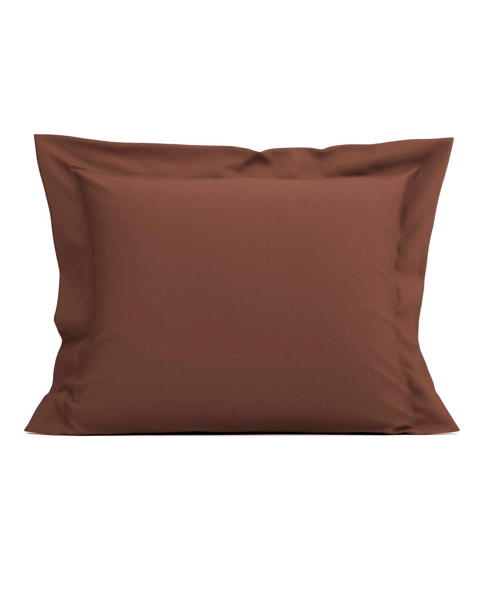 Heckettlane kussensloop Elementi Marsala Brown satijn