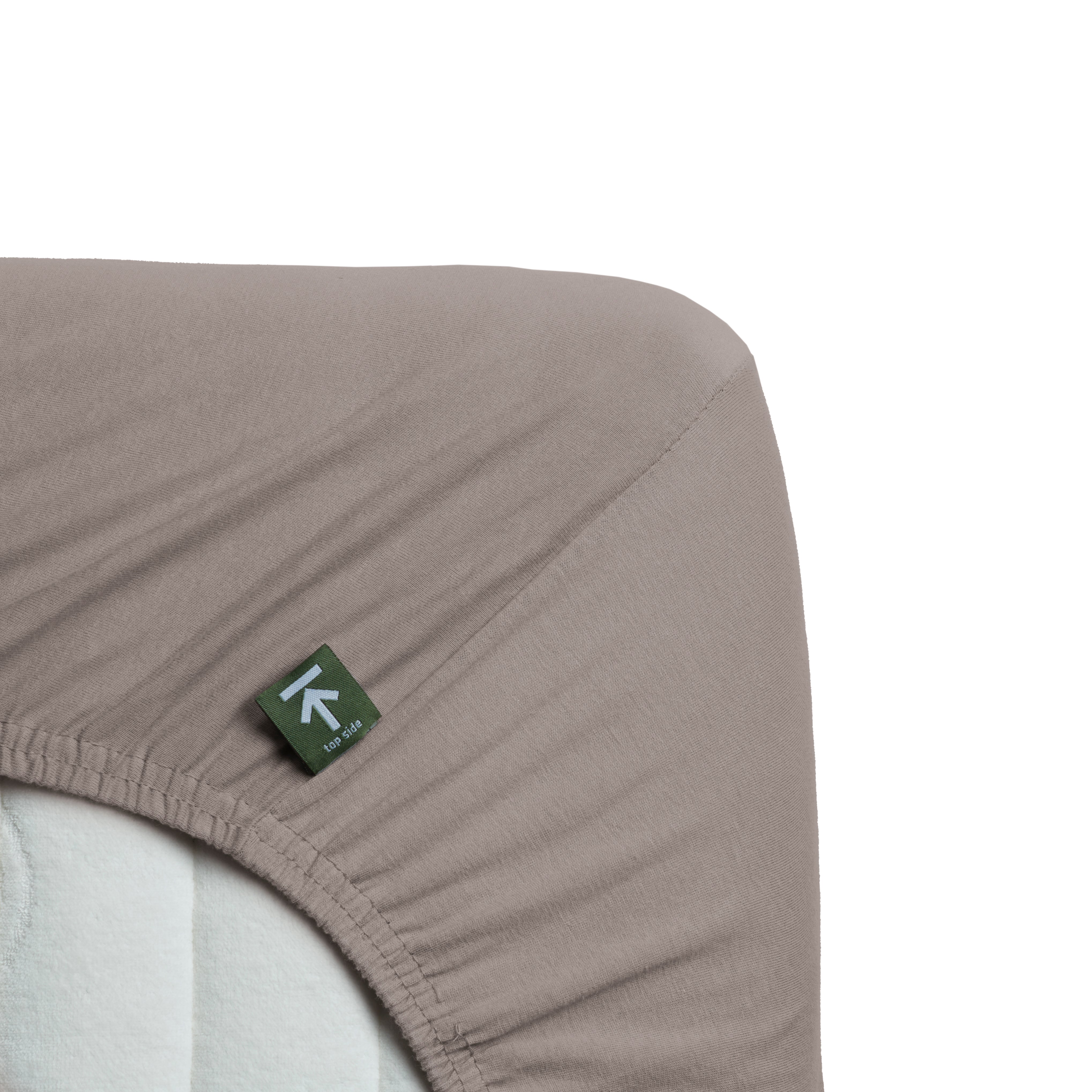 Beddinghouse topper hoeslaken jersey Taupe #maat_180 x 200/220 cm