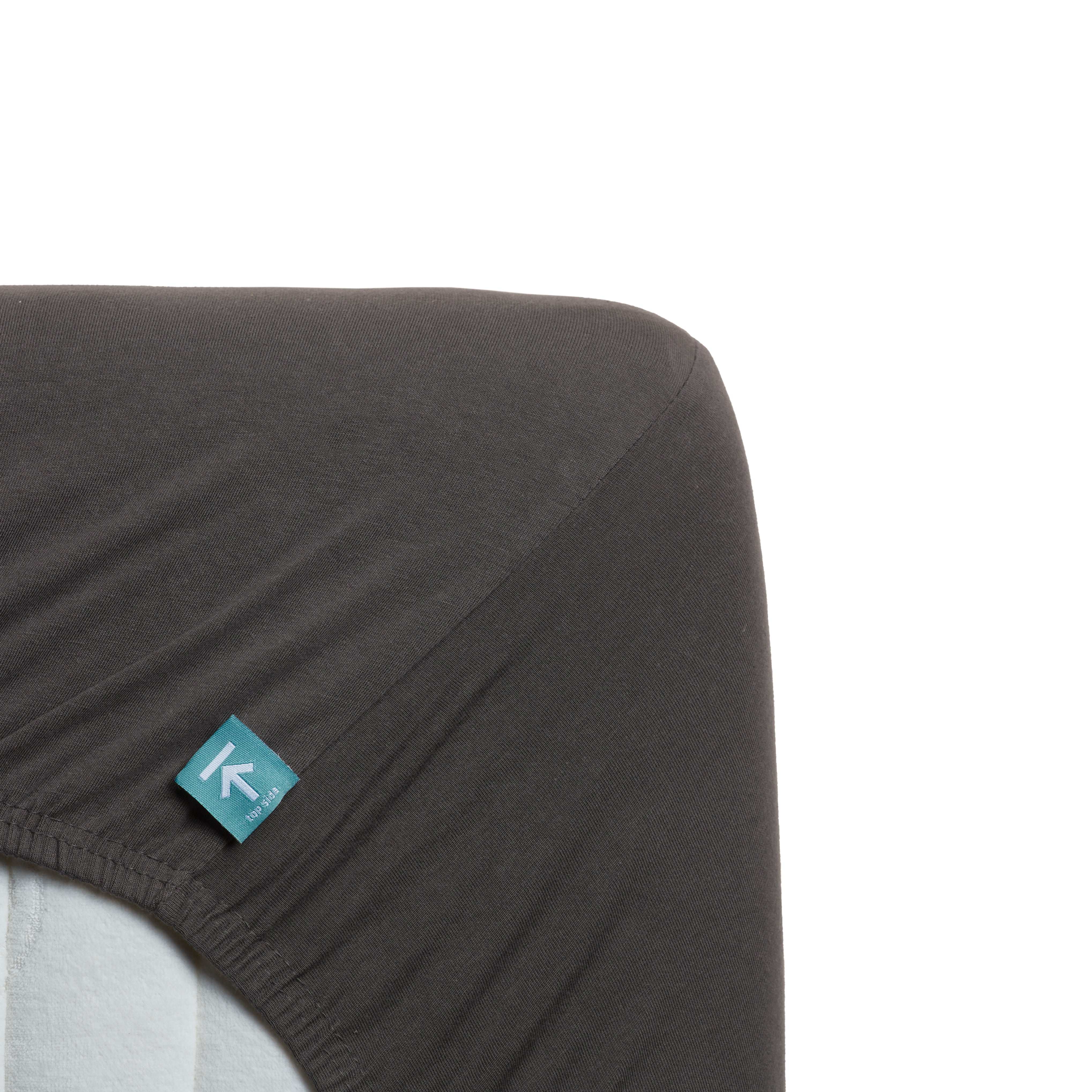 Beddinghouse split topper hoeslaken jersey Antraciet #maat_200 x 200/220 cm