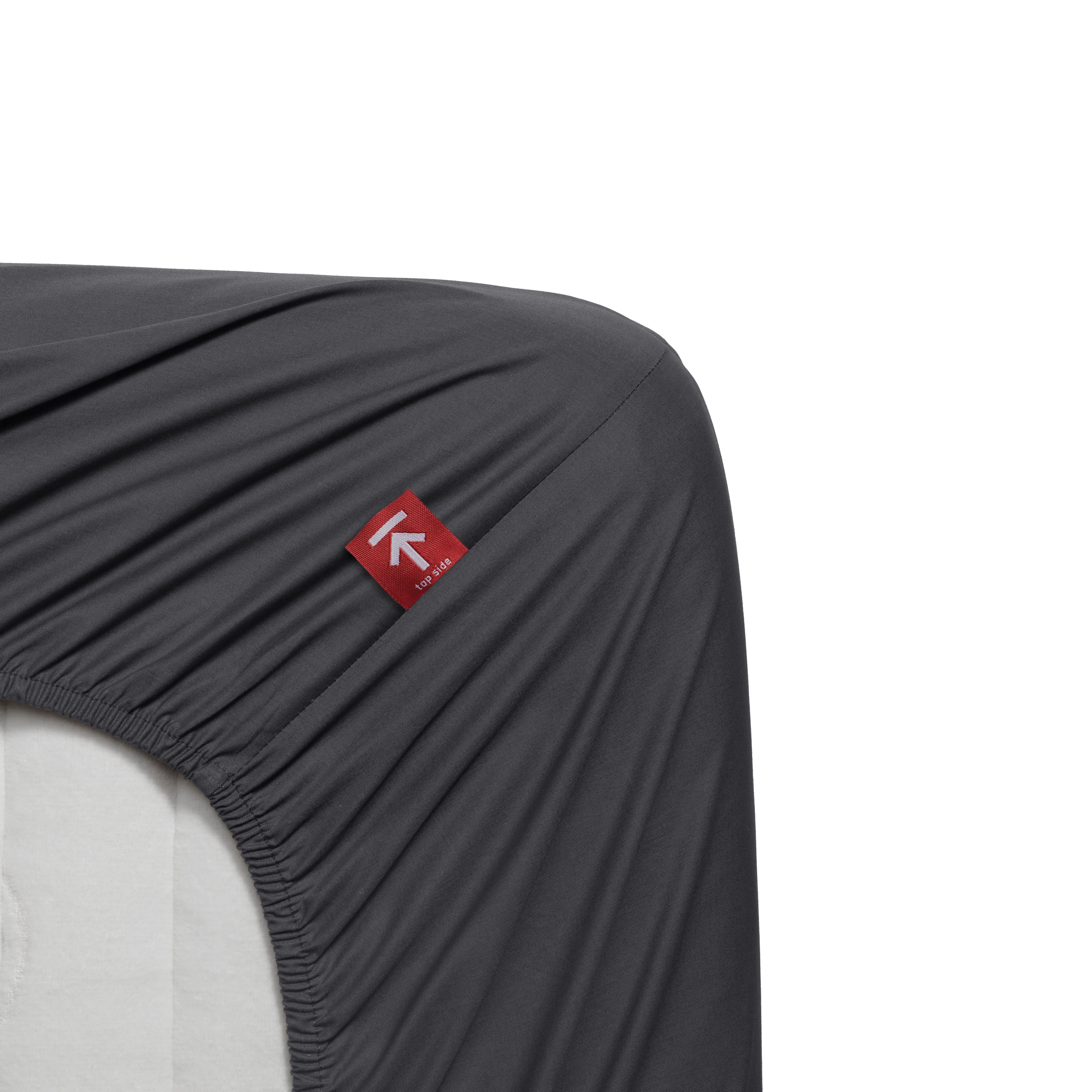 Beddinghouse topper hoeslaken katoen percale Antraciet #maat_160 x 200 cm
