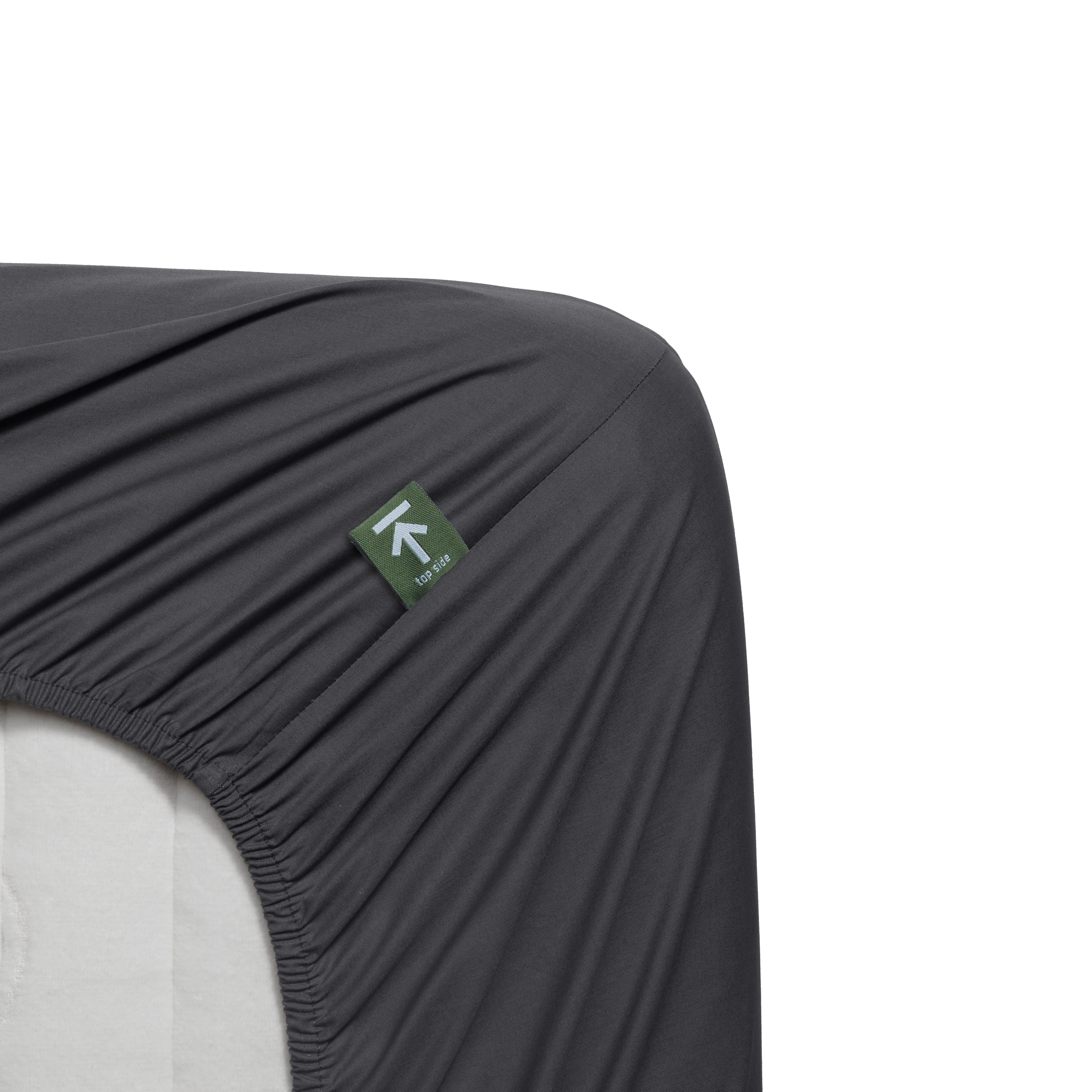 Beddinghouse topper hoeslaken katoen percale Antraciet #maat_180 x 210 cm