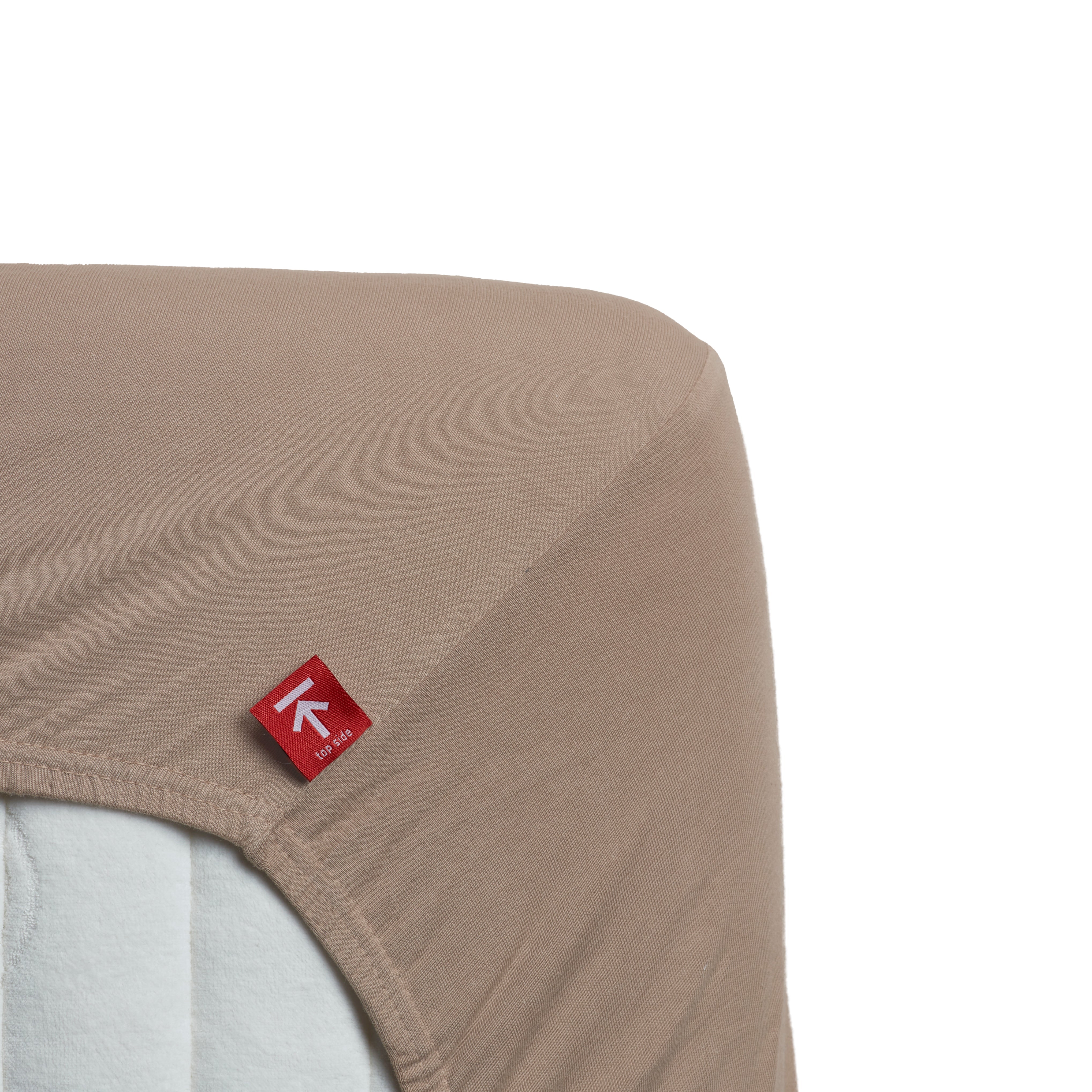 Beddinghouse split topper hoeslaken jersey stretch Taupe #maat_160 x 200/220 cm