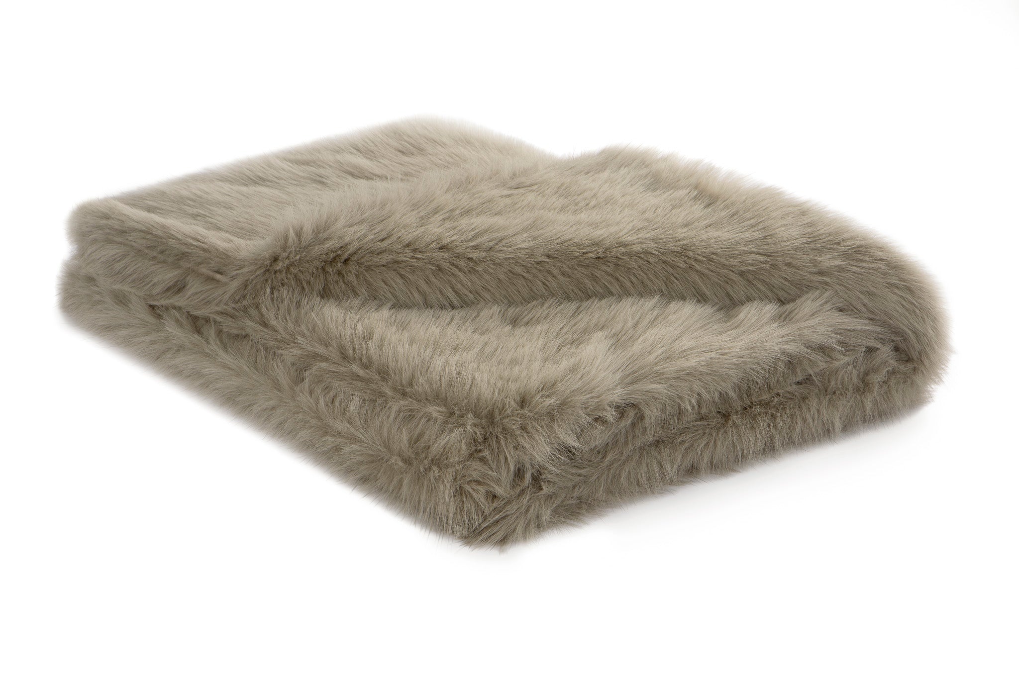 Heckettlane plaid Perle Real Taupe imitatiebont