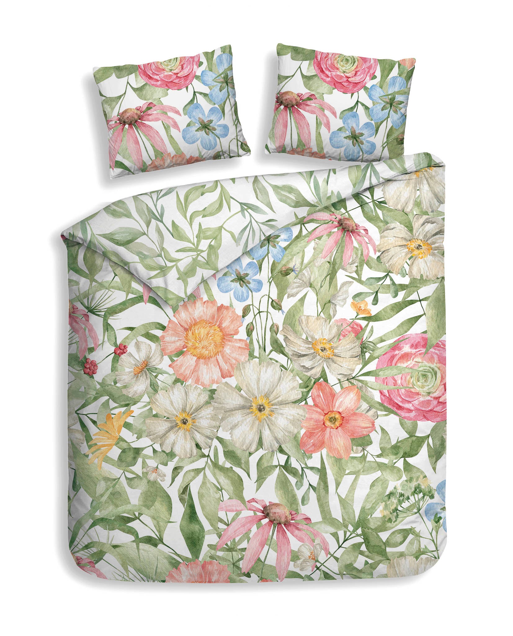 Heckettlane dekbedovertrek Svea Multi bamboe-percale