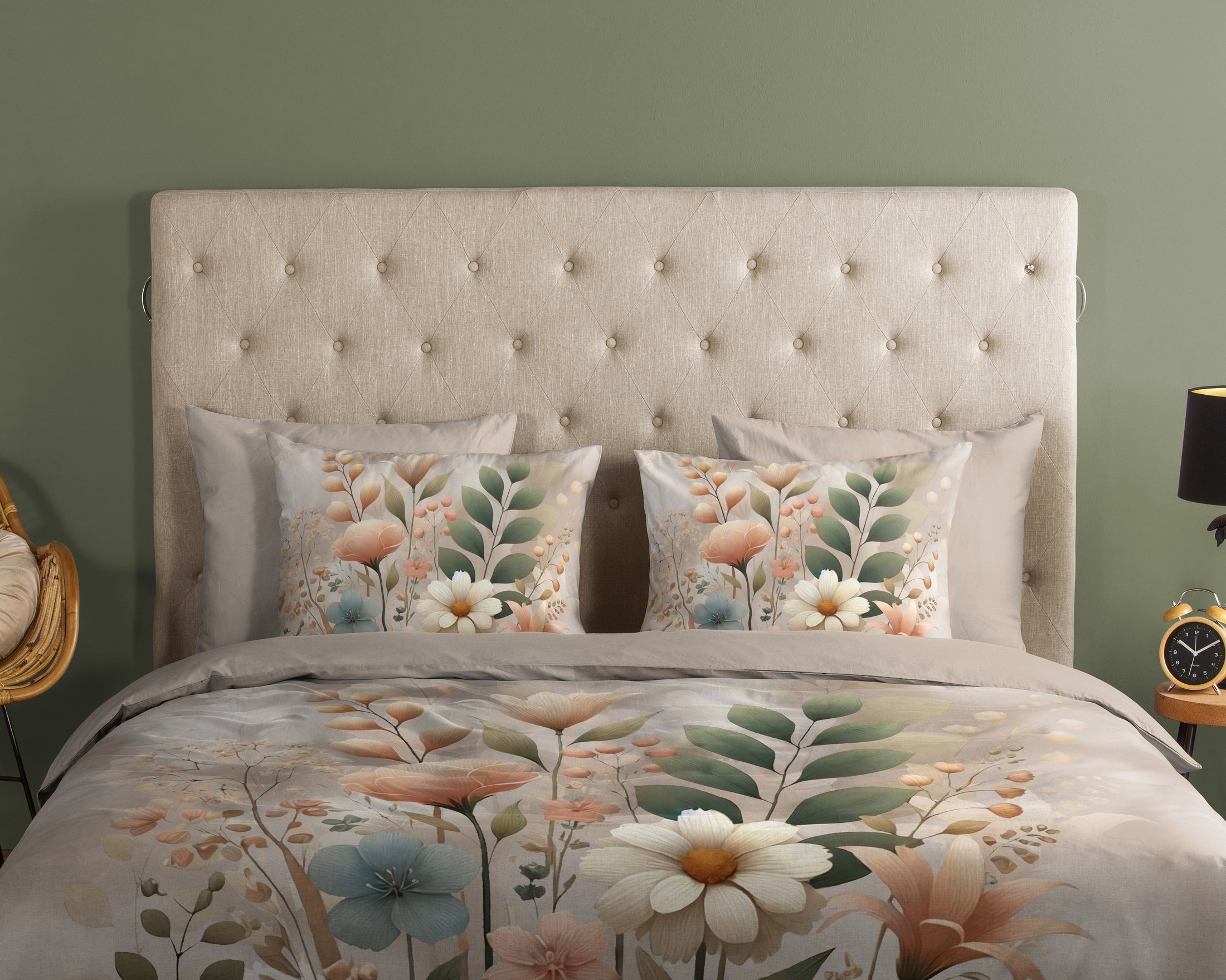 Good Morning Dekbedovertrek Katoen Ingrid - Sand