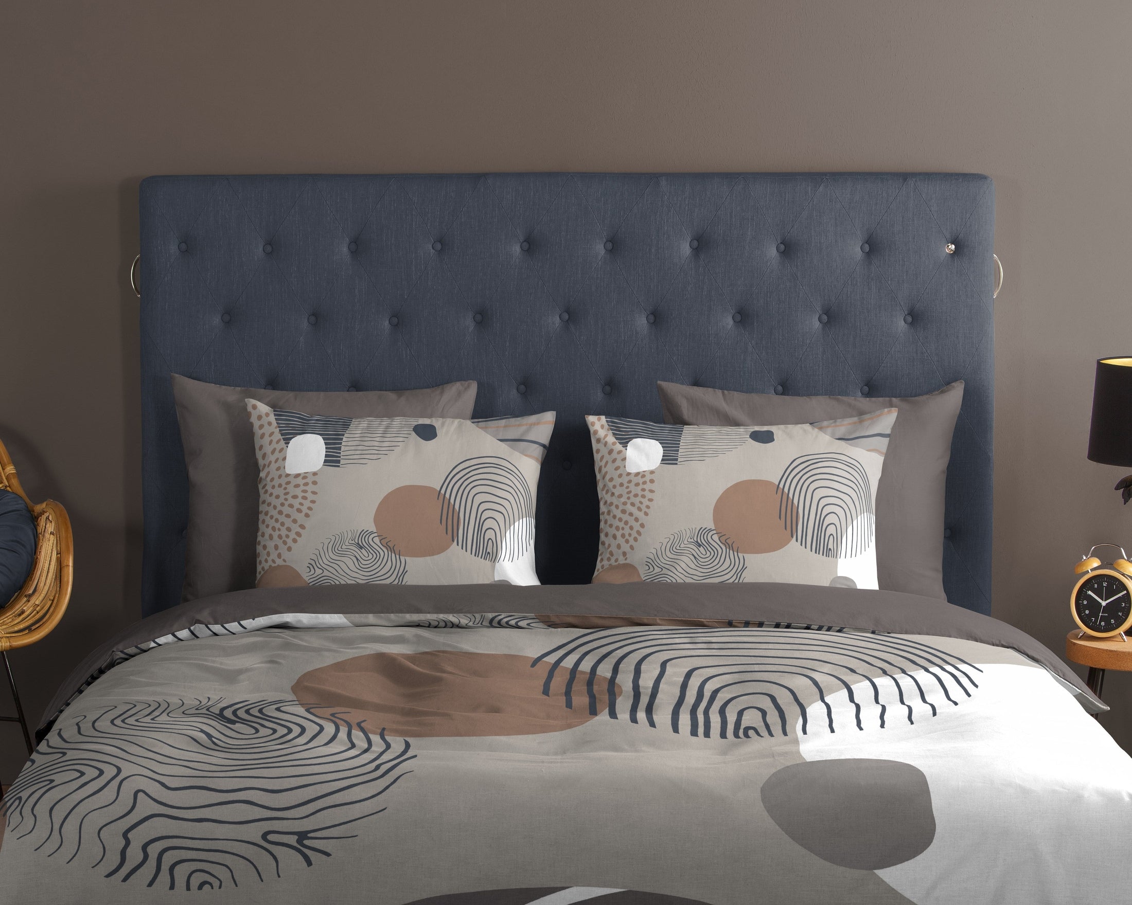 Good Morning Dekbedovertrek Katoen Hendrik - Grey