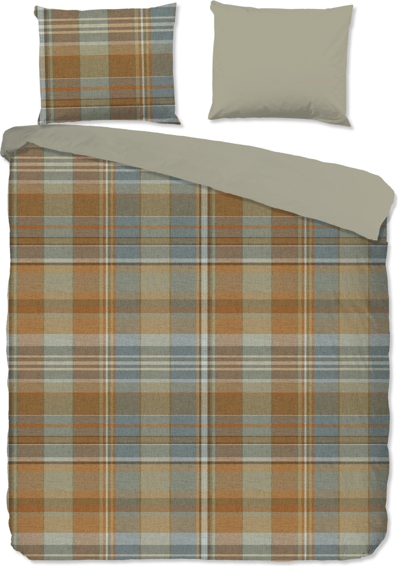 Good Morning Dekbedovertrek Katoen Humfried - Brown