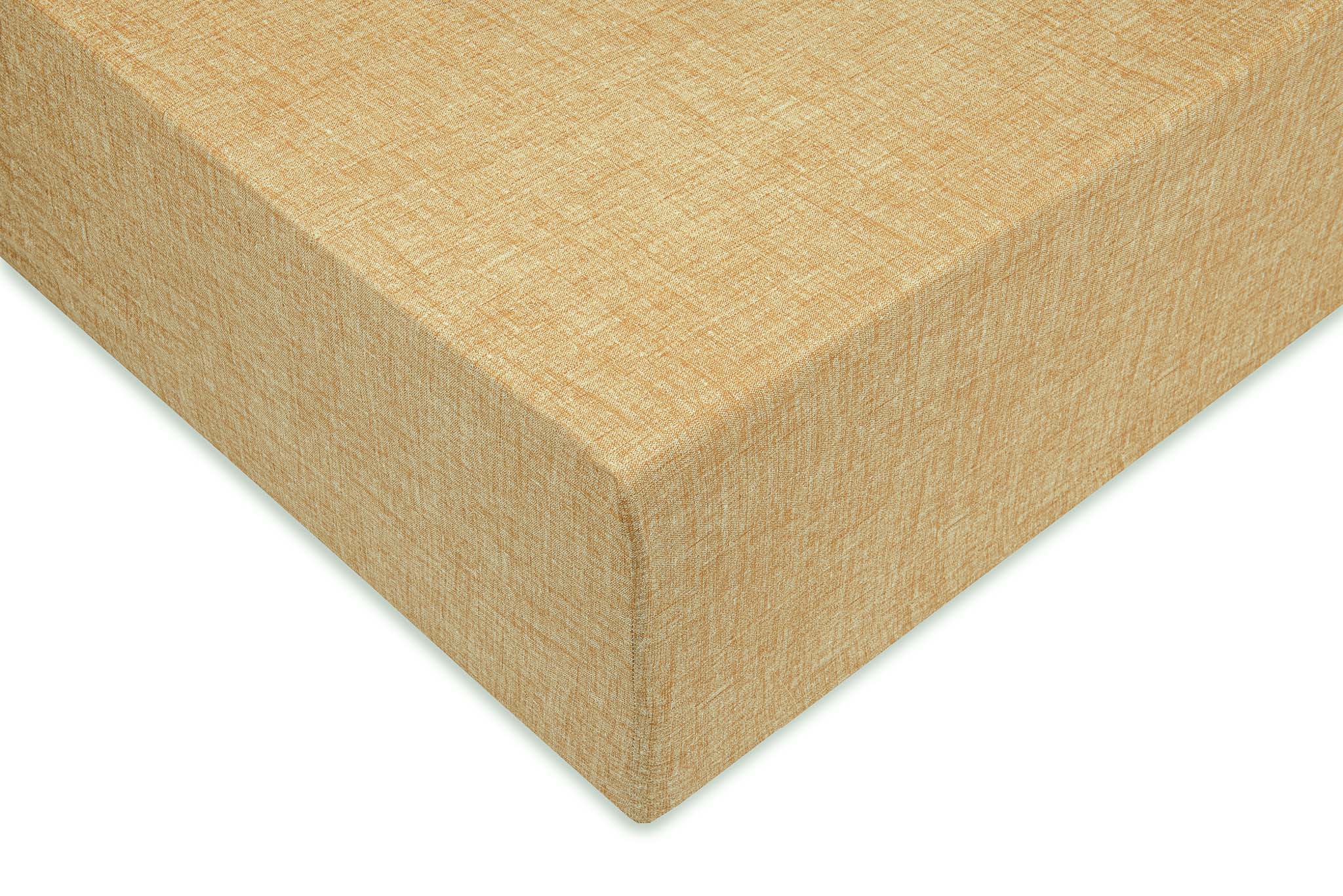 Zo Home hoeslaken Lino Ochre Yellow katoen