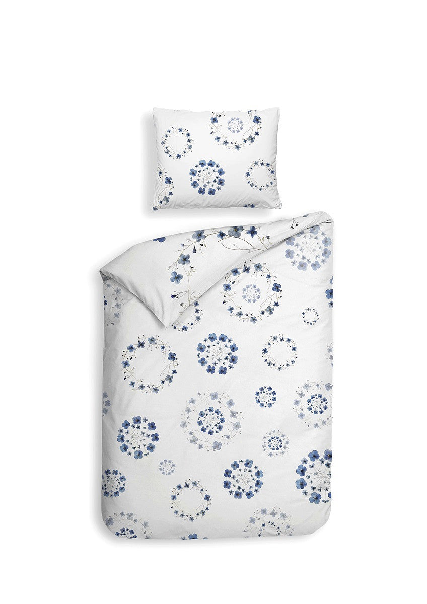 Heckettlane Bettbezug Satin Zoe Weiß