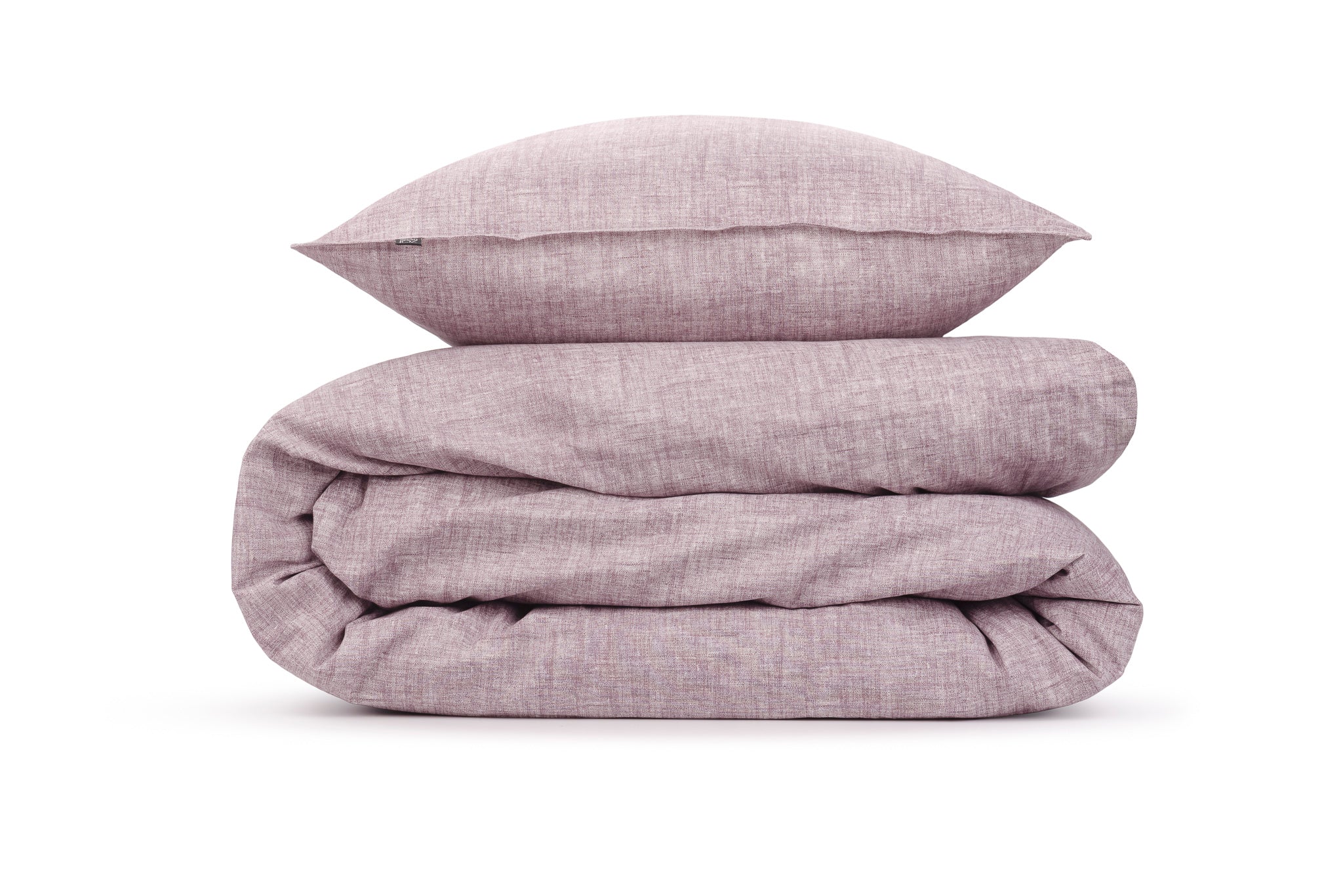 Zo Home dekbedovertrek Lino Purple katoen