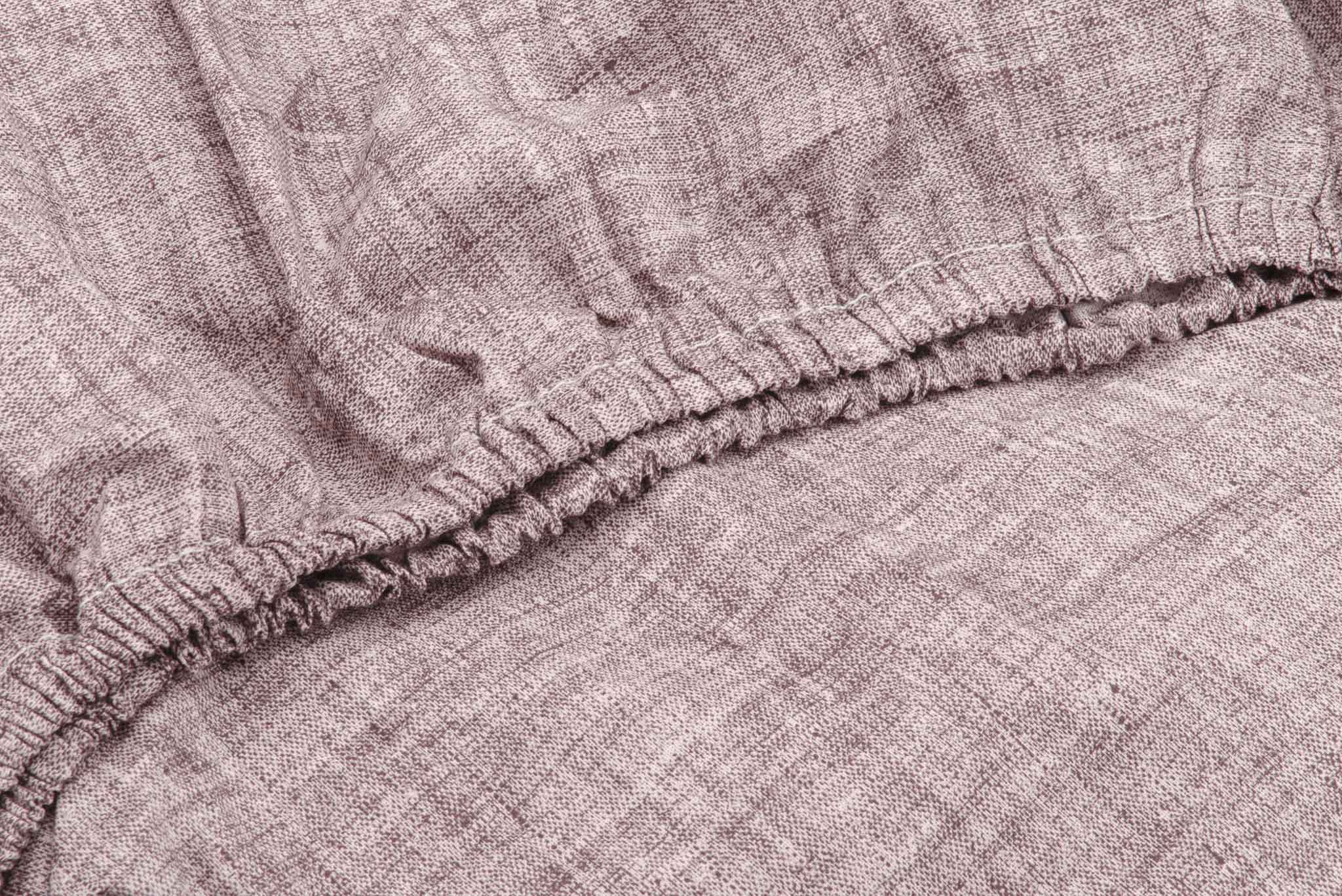 Zo Home hoeslaken Lino Purple katoen