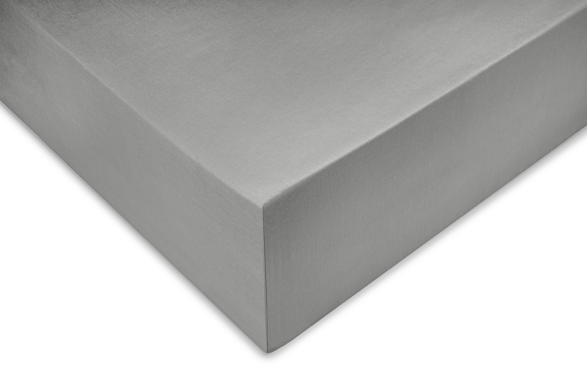 Zo Home hoeslaken Satinado Iron Grey satijn