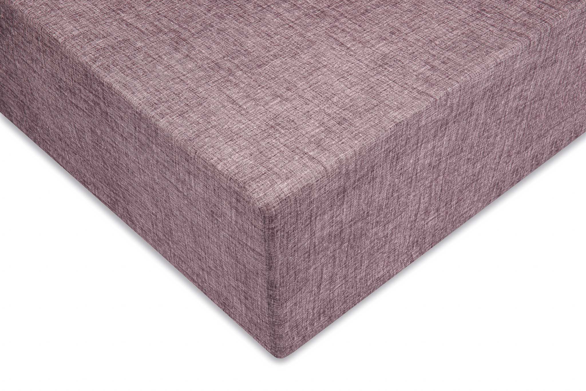 Zo Home hoeslaken Lino Wine Red katoen