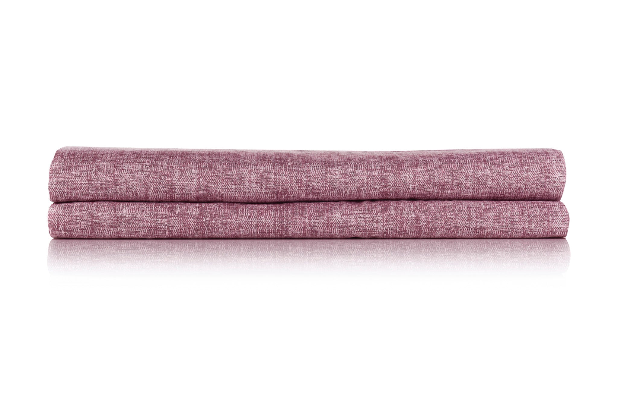 Zo Home hoeslaken Lino Wine Red katoen