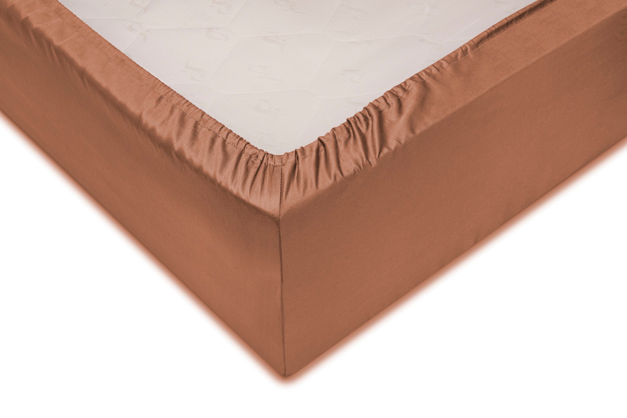 Zo Home hoeslaken Satinado Canyon Rose satijn