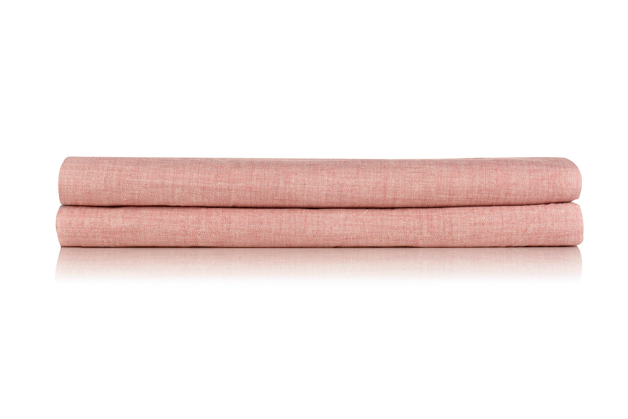 Zo Home hoeslaken Lino Old Rose katoen