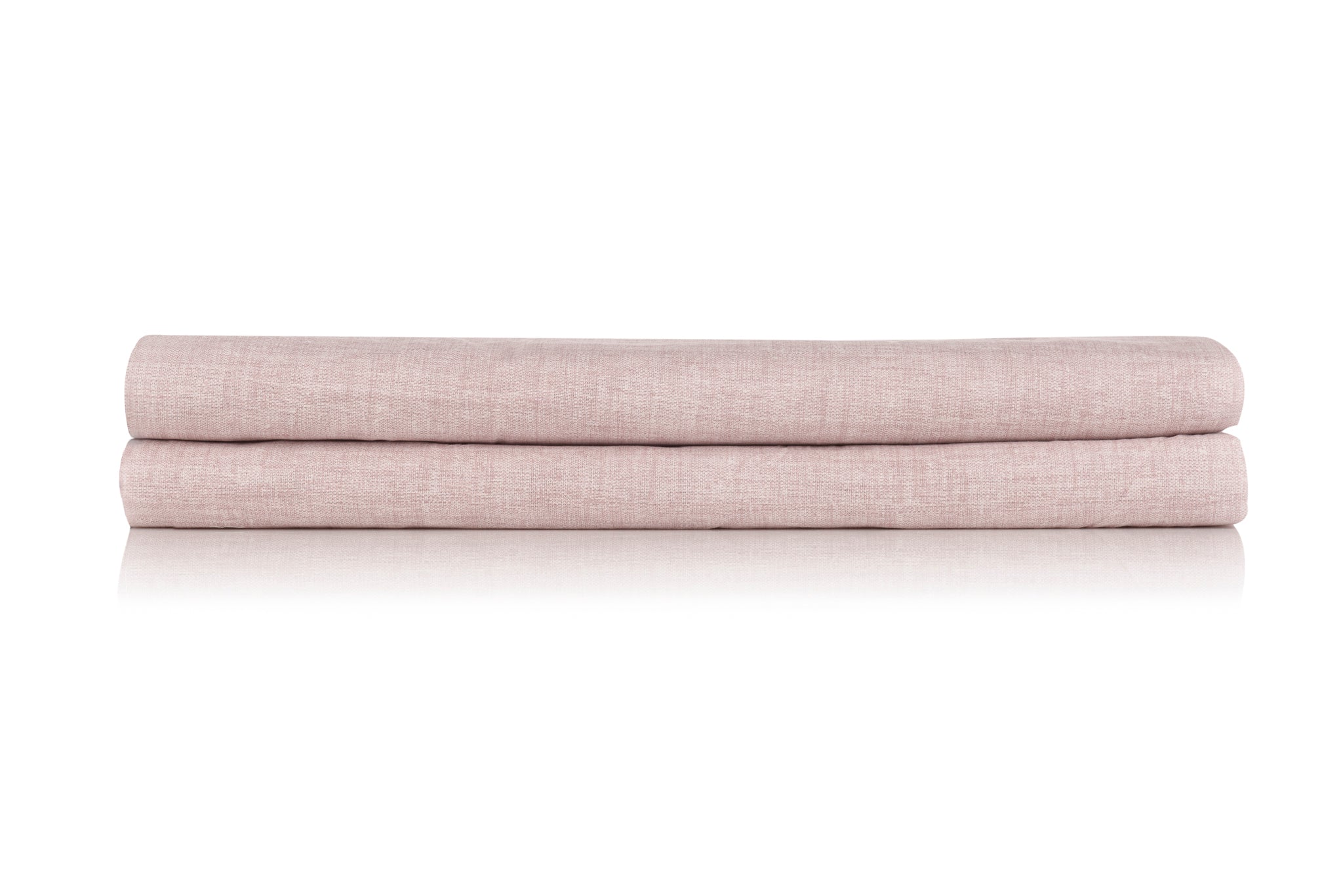Zo Home splittopper hoeslaken Lino Shell Nude katoen