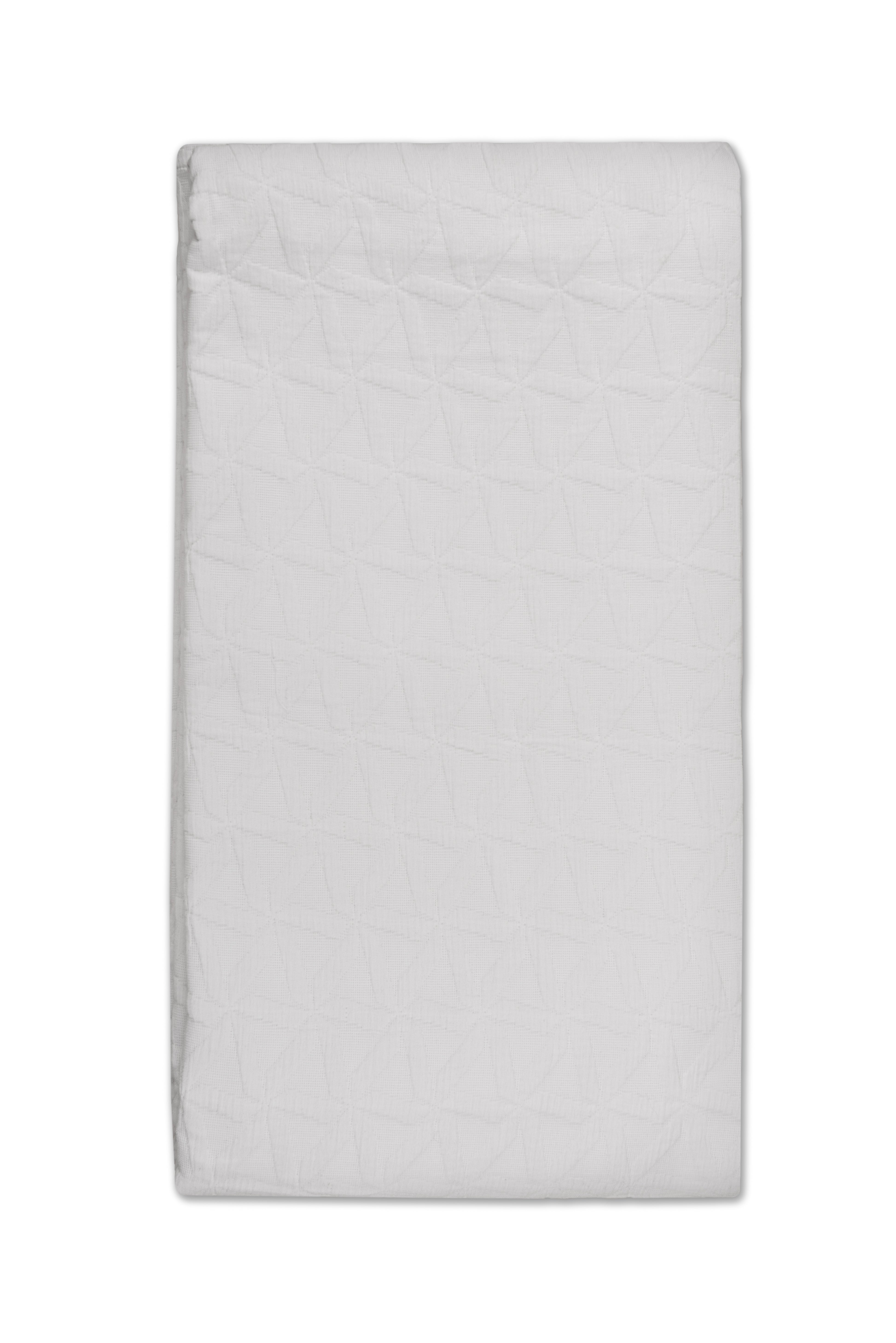 Yellow bedsprei Rombo White katoen