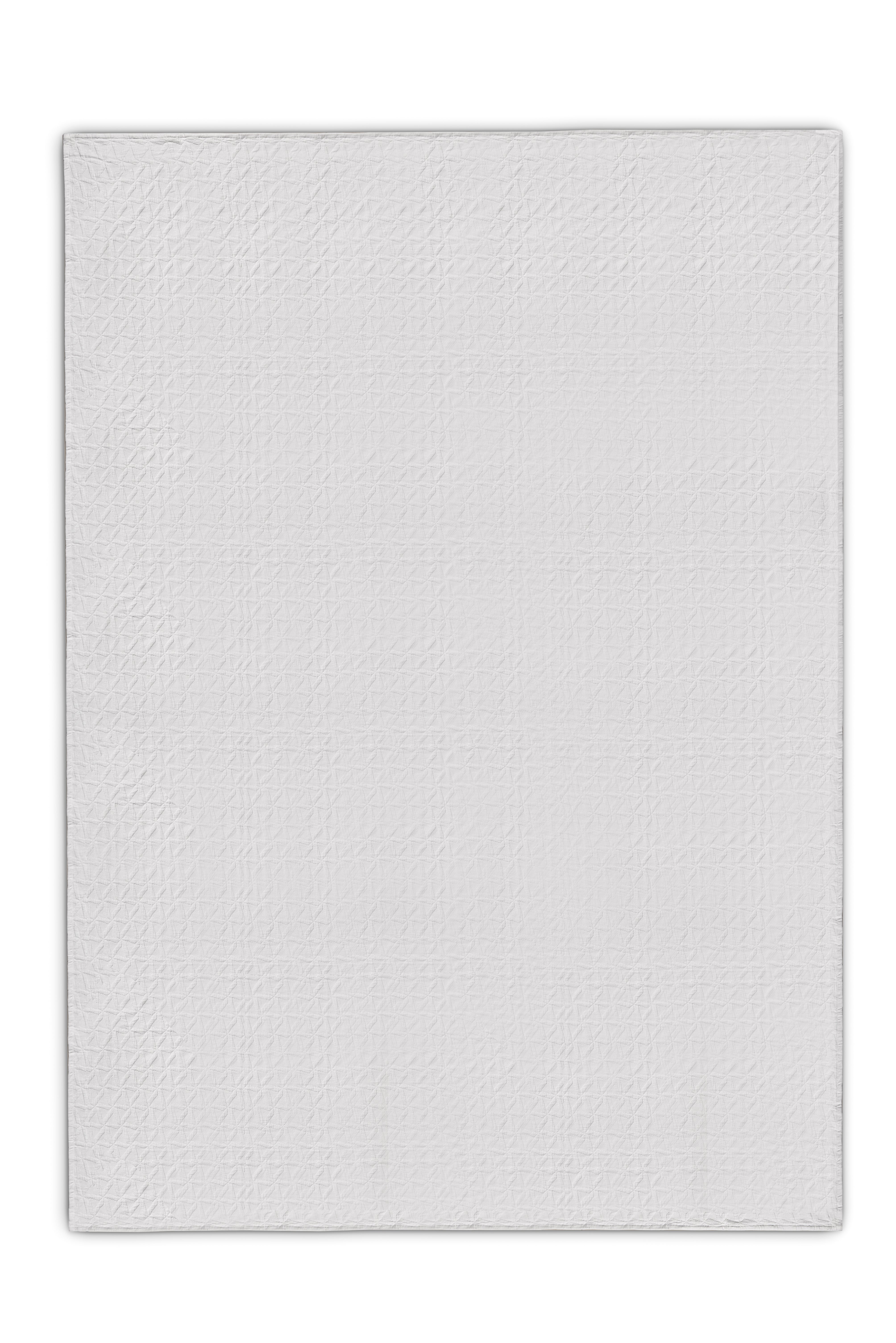 Yellow bedsprei Rombo White katoen