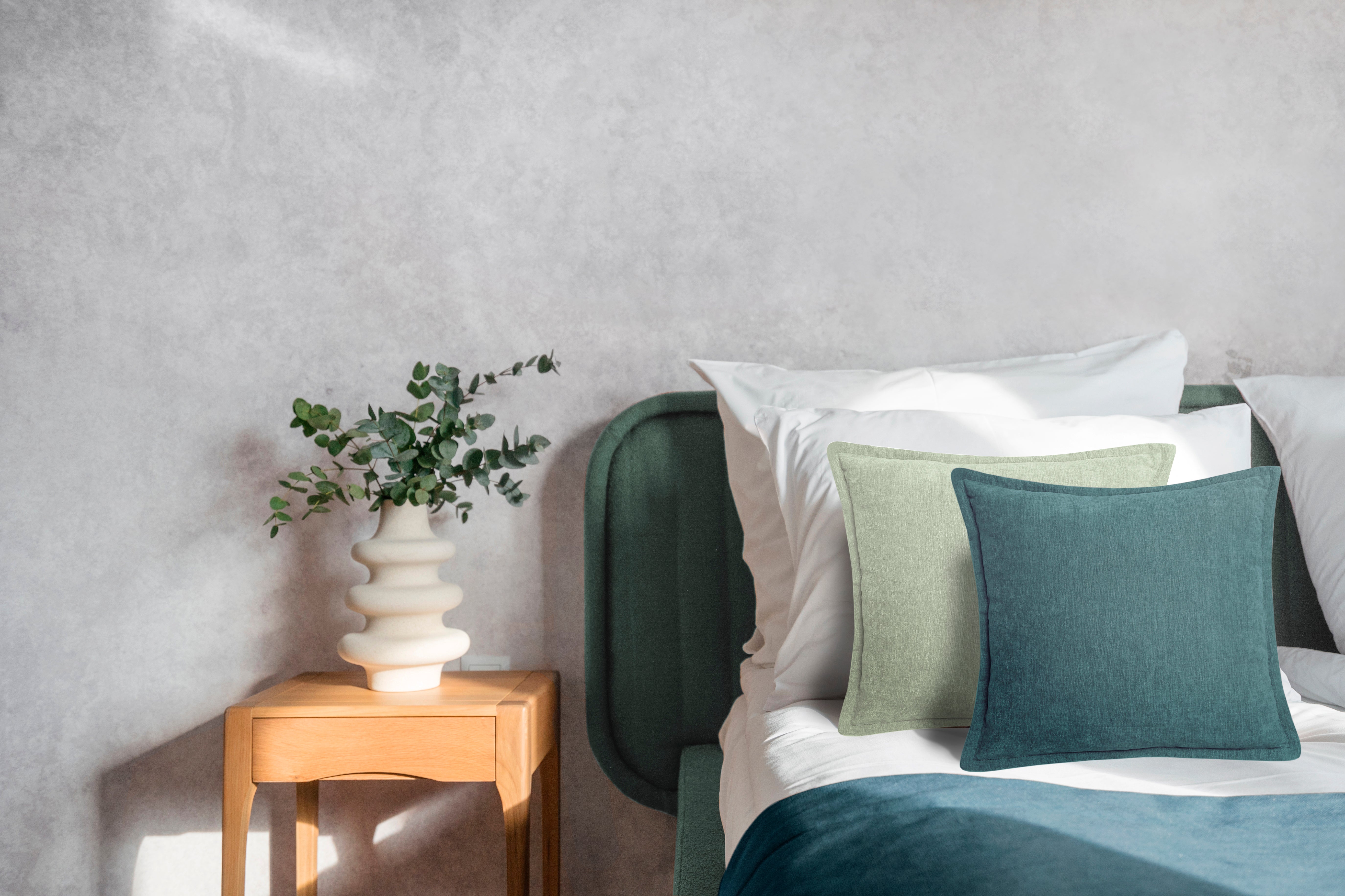 Heckettlane sierkussen Vieux Insignia Blue polyester