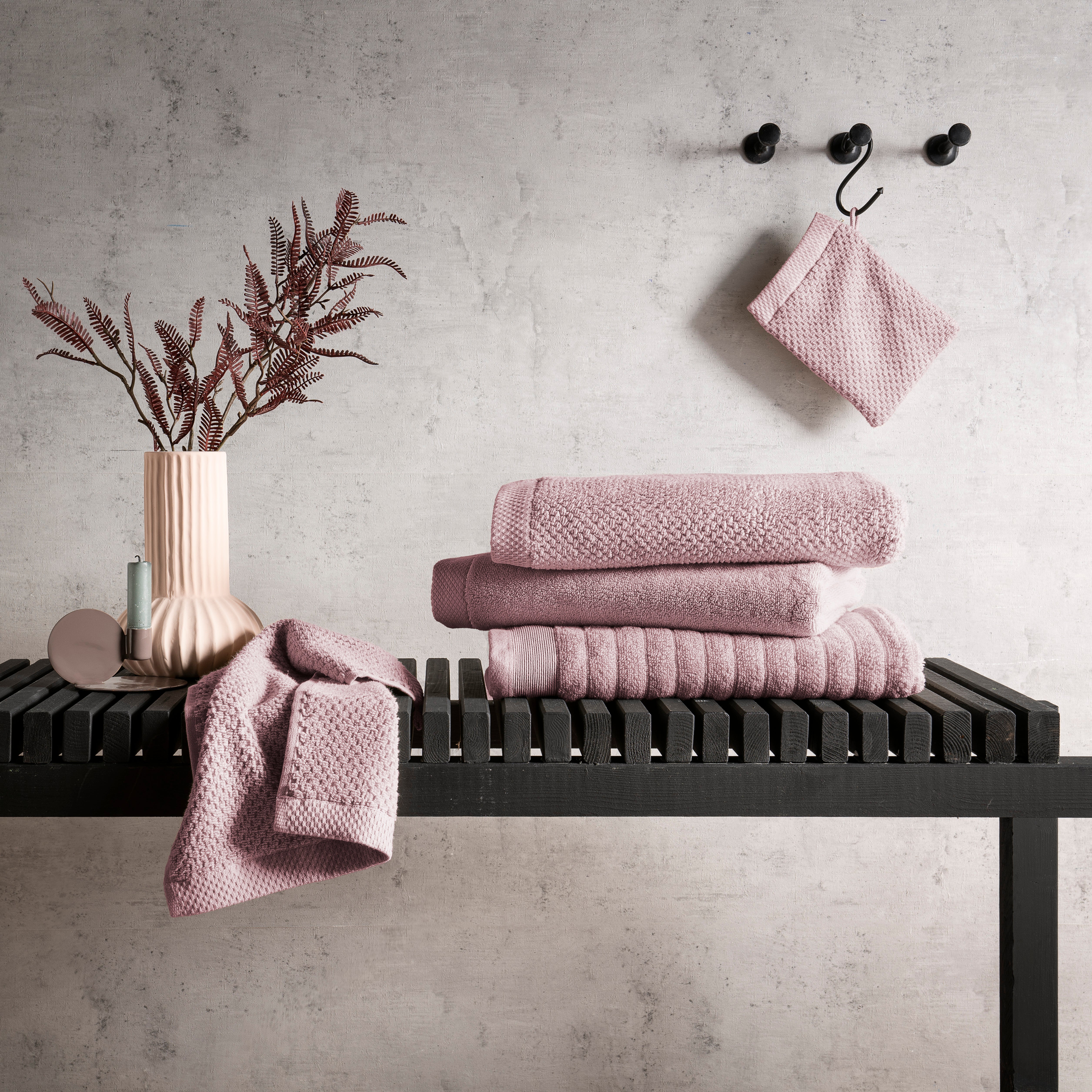 Heckettlane badtextiel Prestige Shady Pink