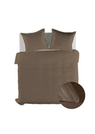 Yellow dekbedovertrek Suite Nairobi Plaza taupe gewassen katoen