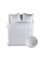Yellow dekbedovertrek Suite New York Blanc de Blanc lyocell