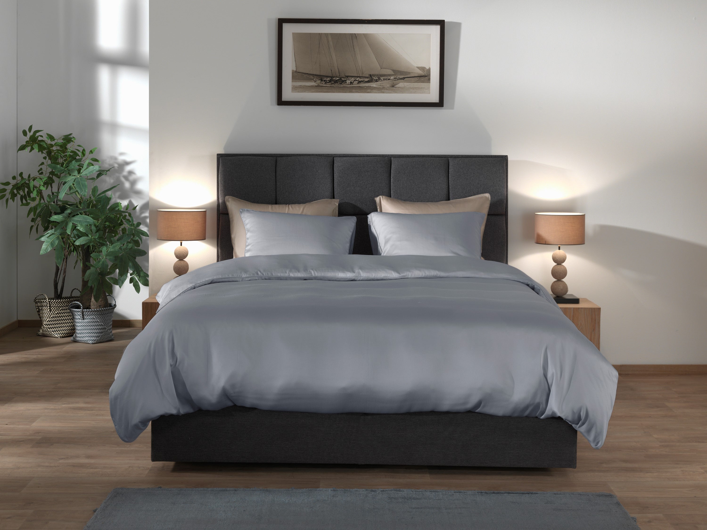 Yellow dekbedovertrek Suite New York Delicate Blue lyocell