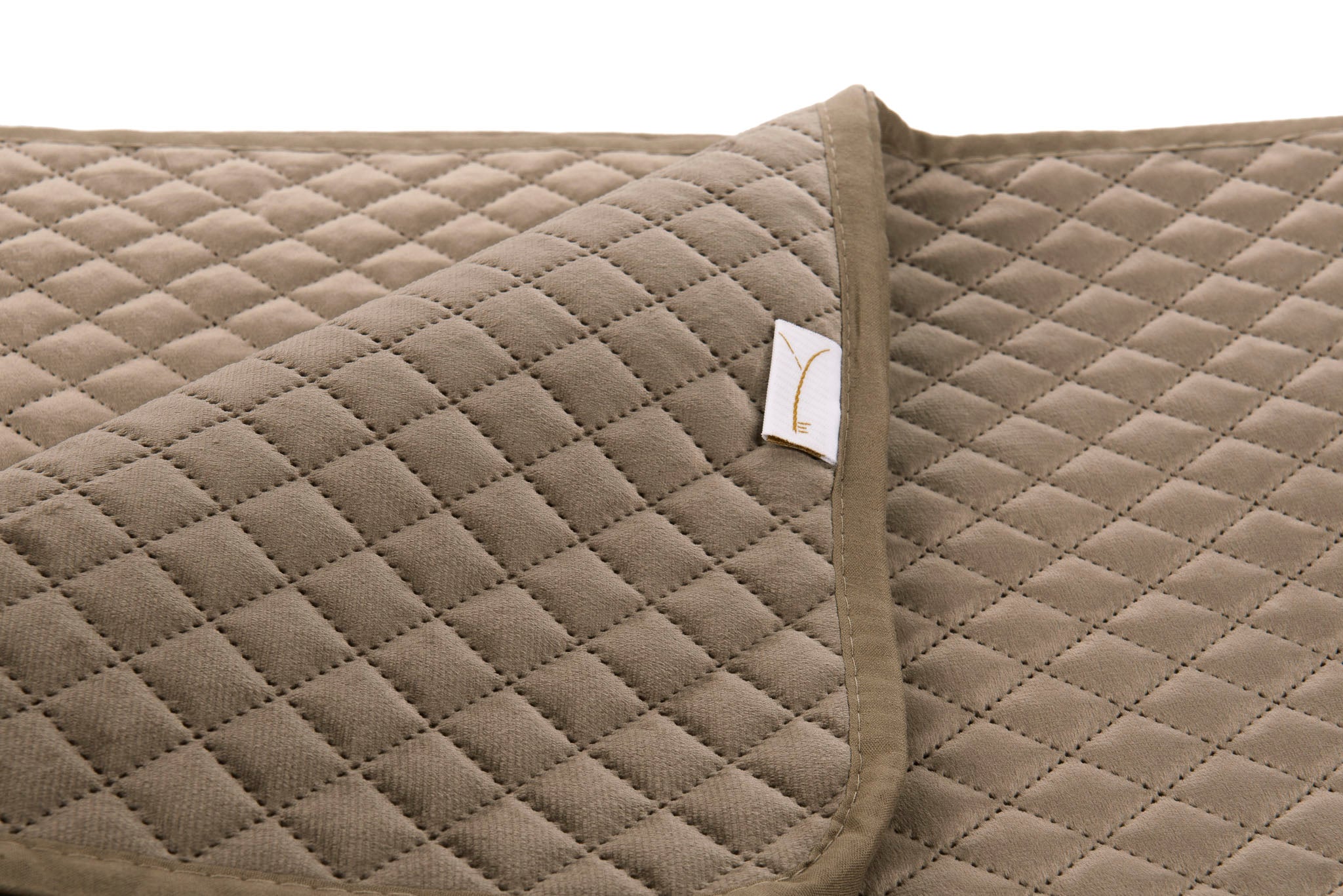 Yellow bedsprei Victoria Taupe polyester