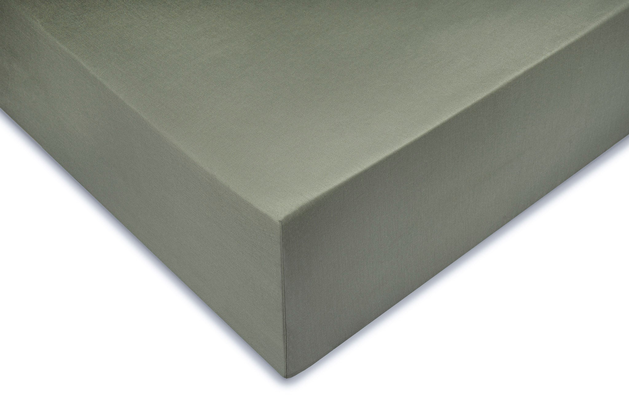 Zo Home hoeslaken Satinado Army Green satijn