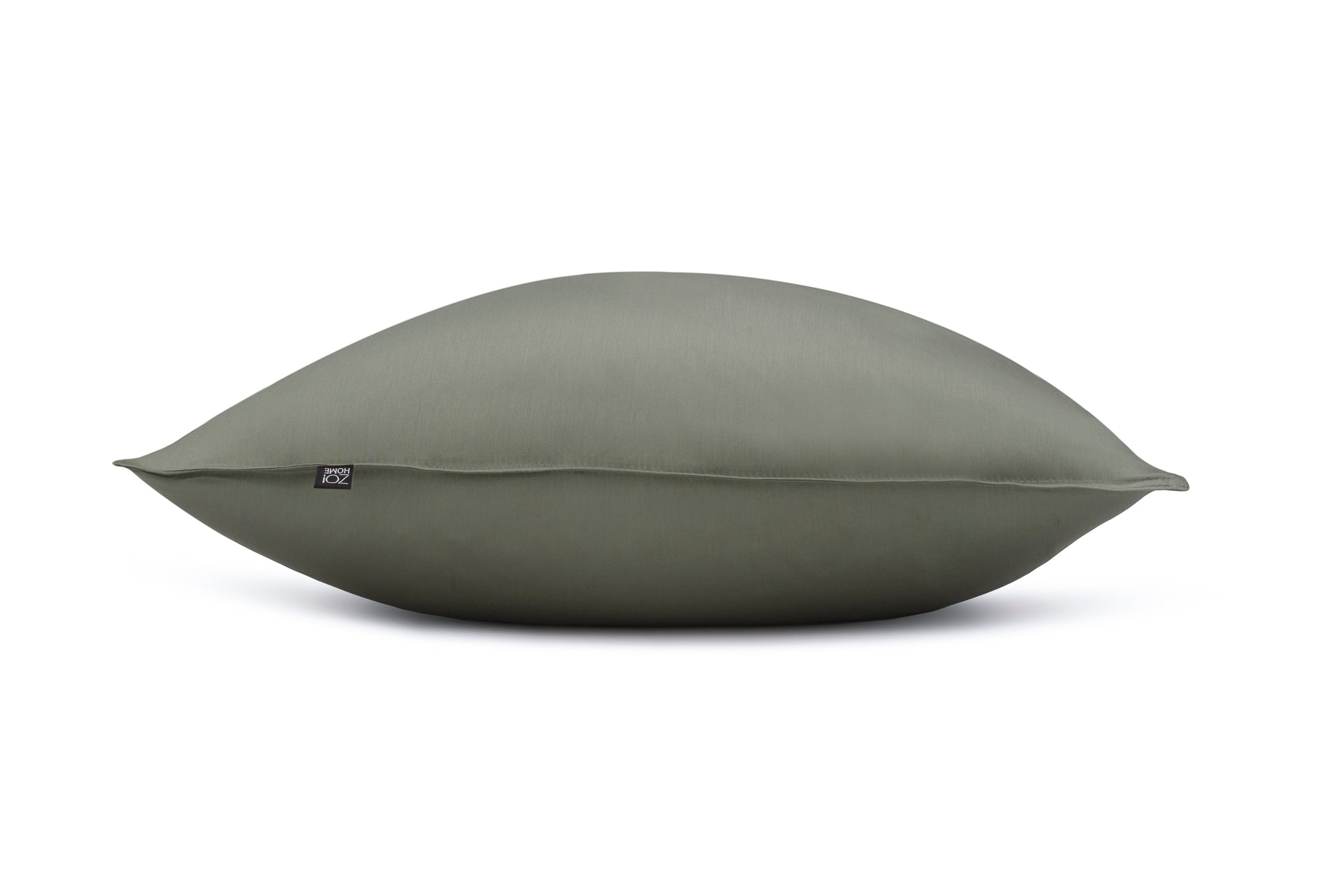 Zo Home kussensloop Satinado Army Green satijn