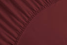 Yellow hoeslaken Percale Spicy Red percale