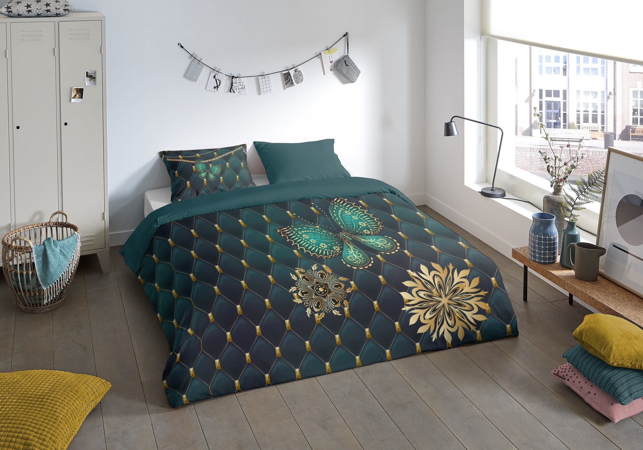 Pure Dekbedovertrek Microfiber Lavanya - Petrol